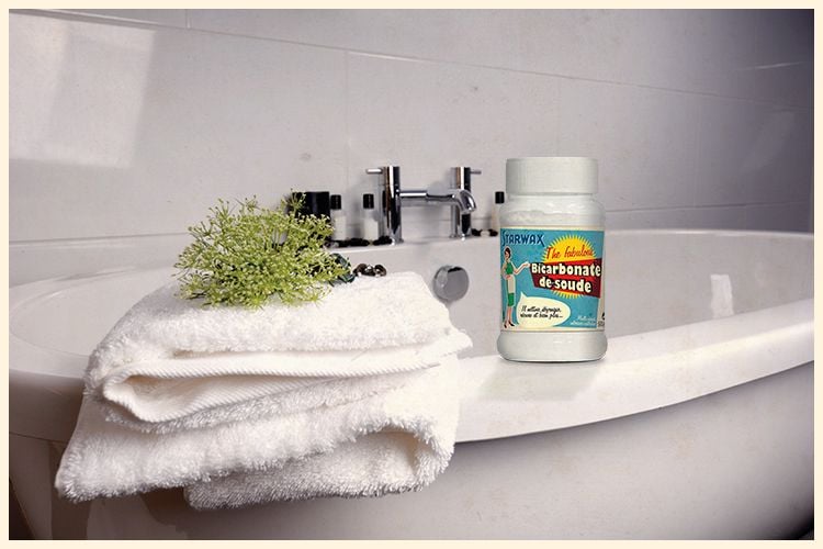 Pour nettoyer la baignoire