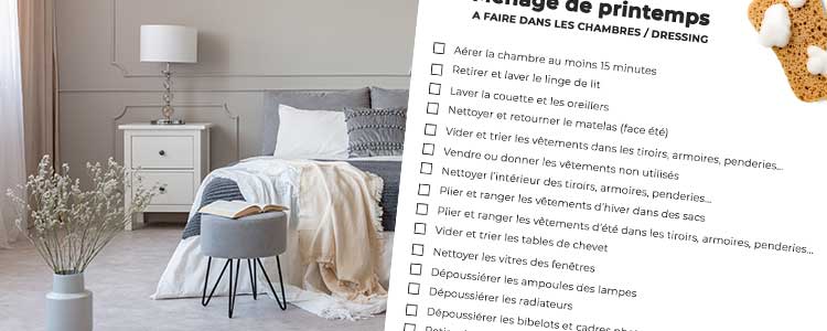 Ménage de printemps : que faire dans la chambre et le dressing ?