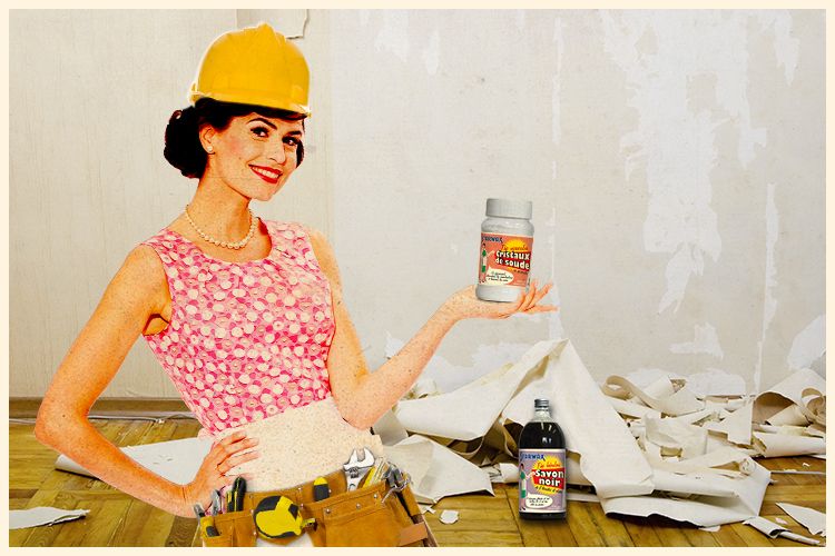 Pour décoller le papier peint