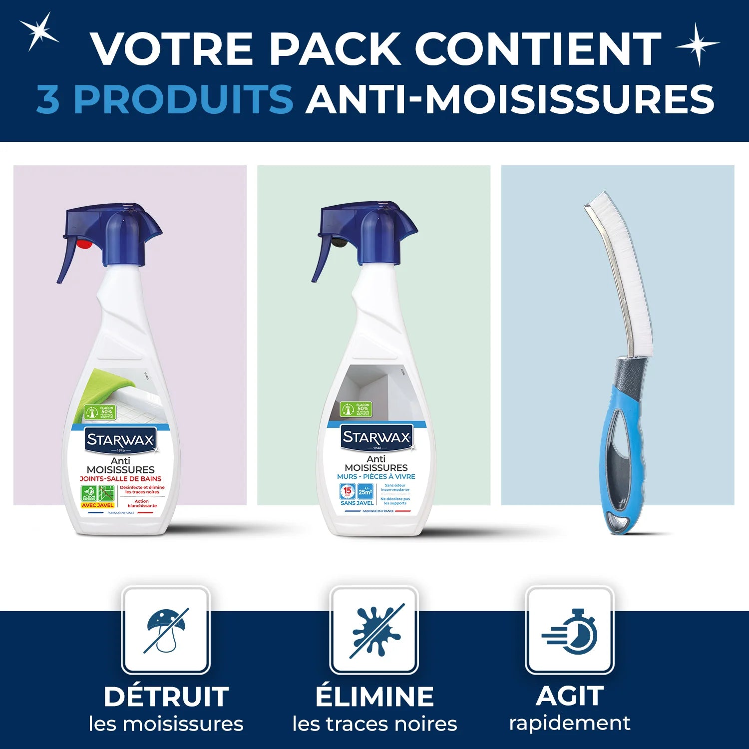 Pack anti-moisissures : La solution pour des joints éclatants