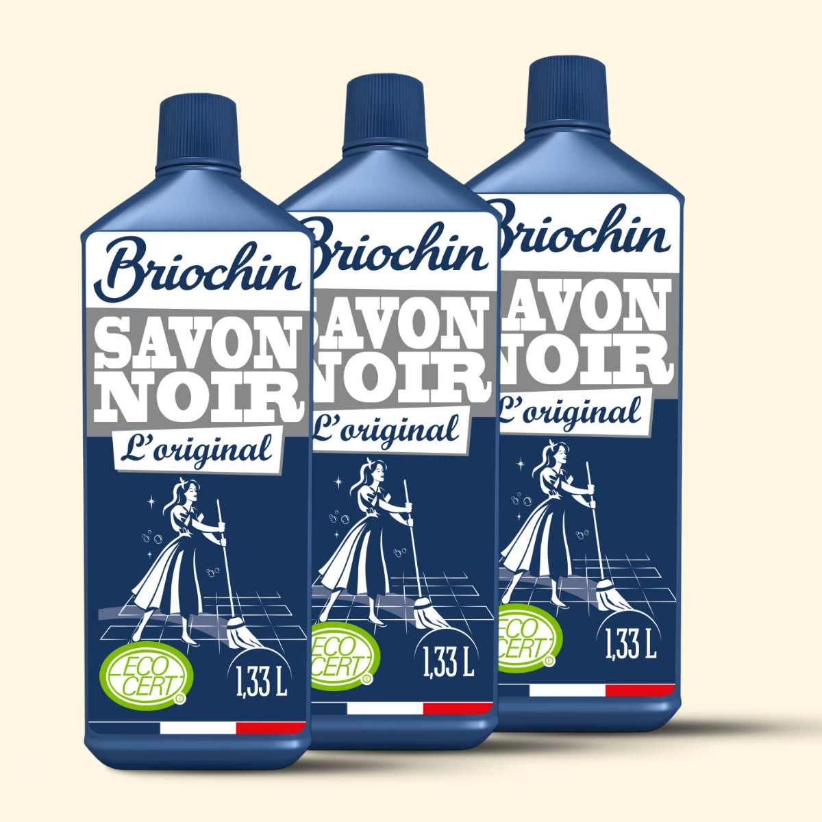 Lot de 3 Savon noir liquide