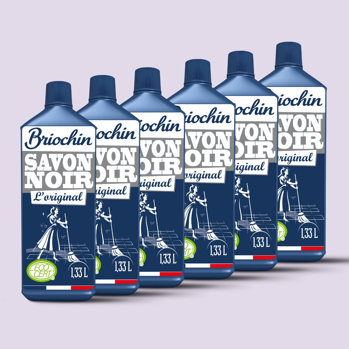Lot de 6 Savon noir liquide