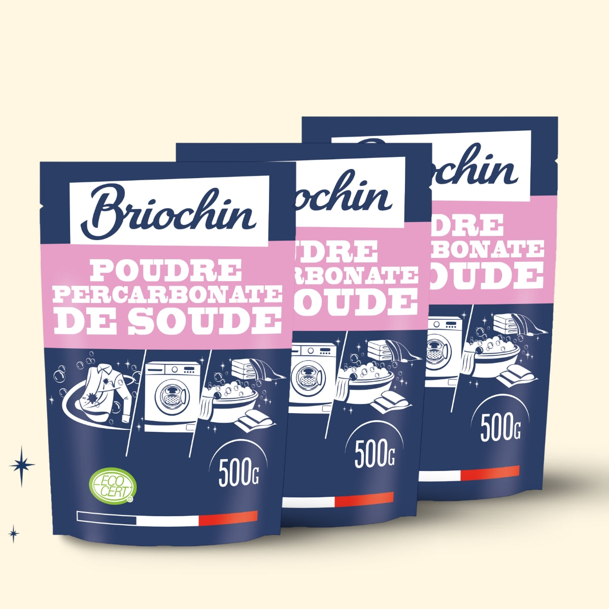Lot de 3 raviveur de blancheur 500g