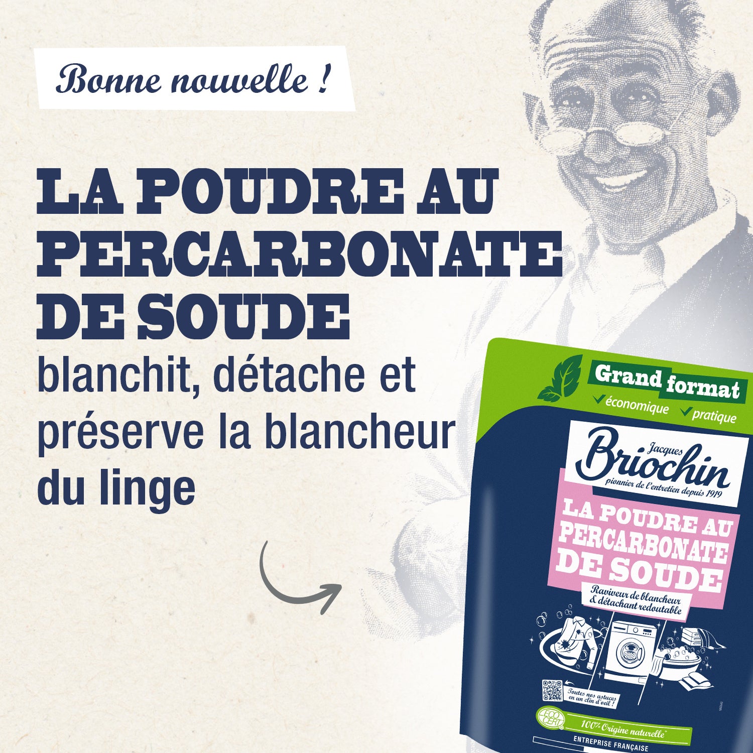 La poudre au percarbonate de soude 900g