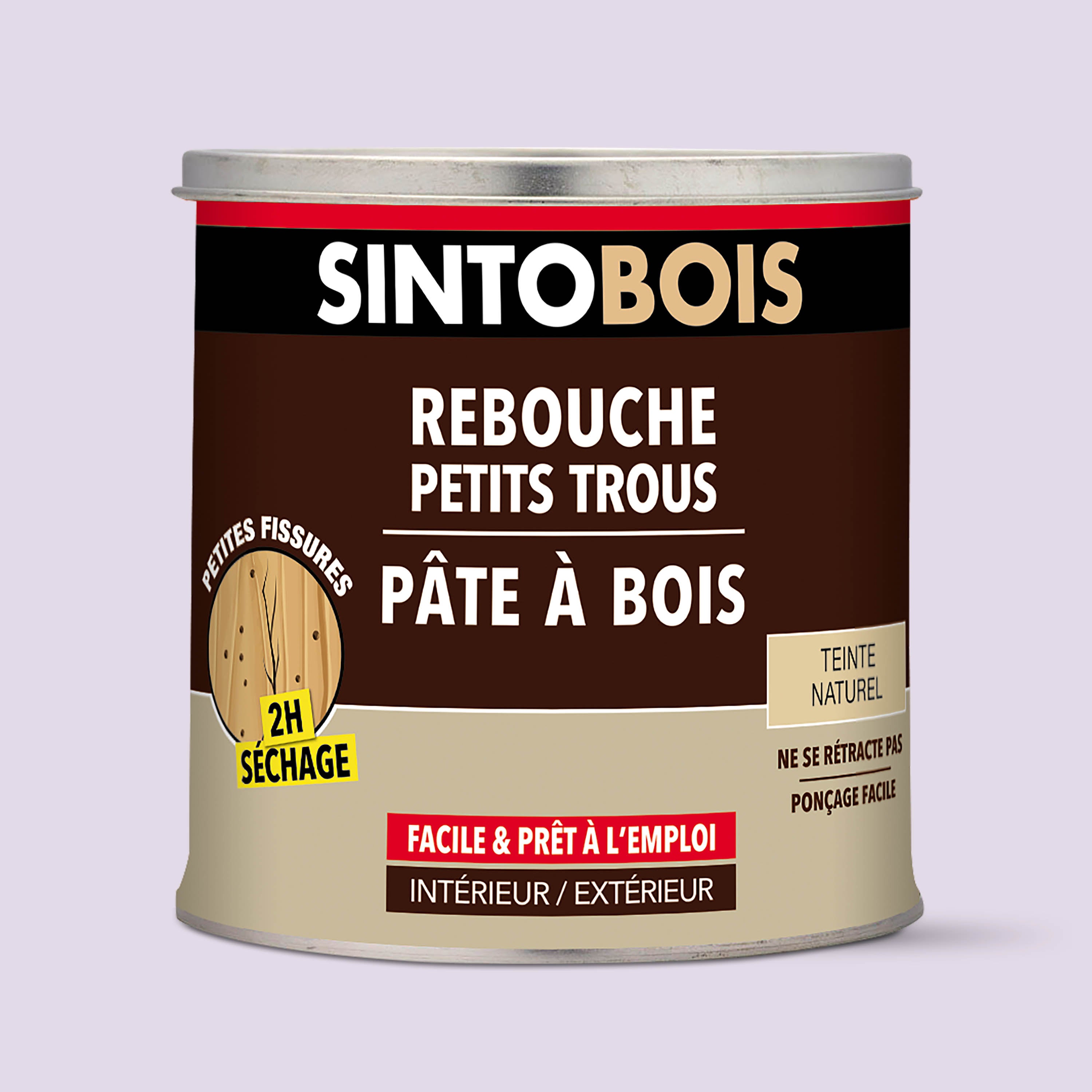 SINTO - Pâte à bois tradition 550ml Chêne clair