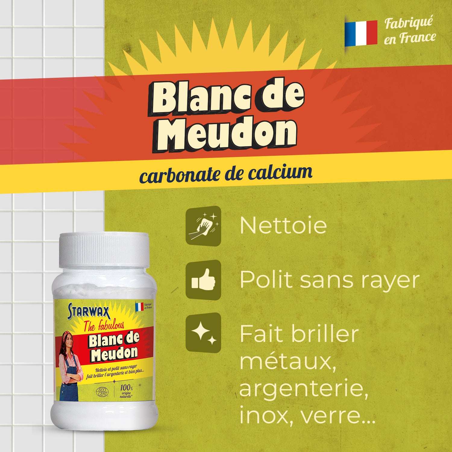 STARWAX FABULOUS - Blanc de Meudon 480g