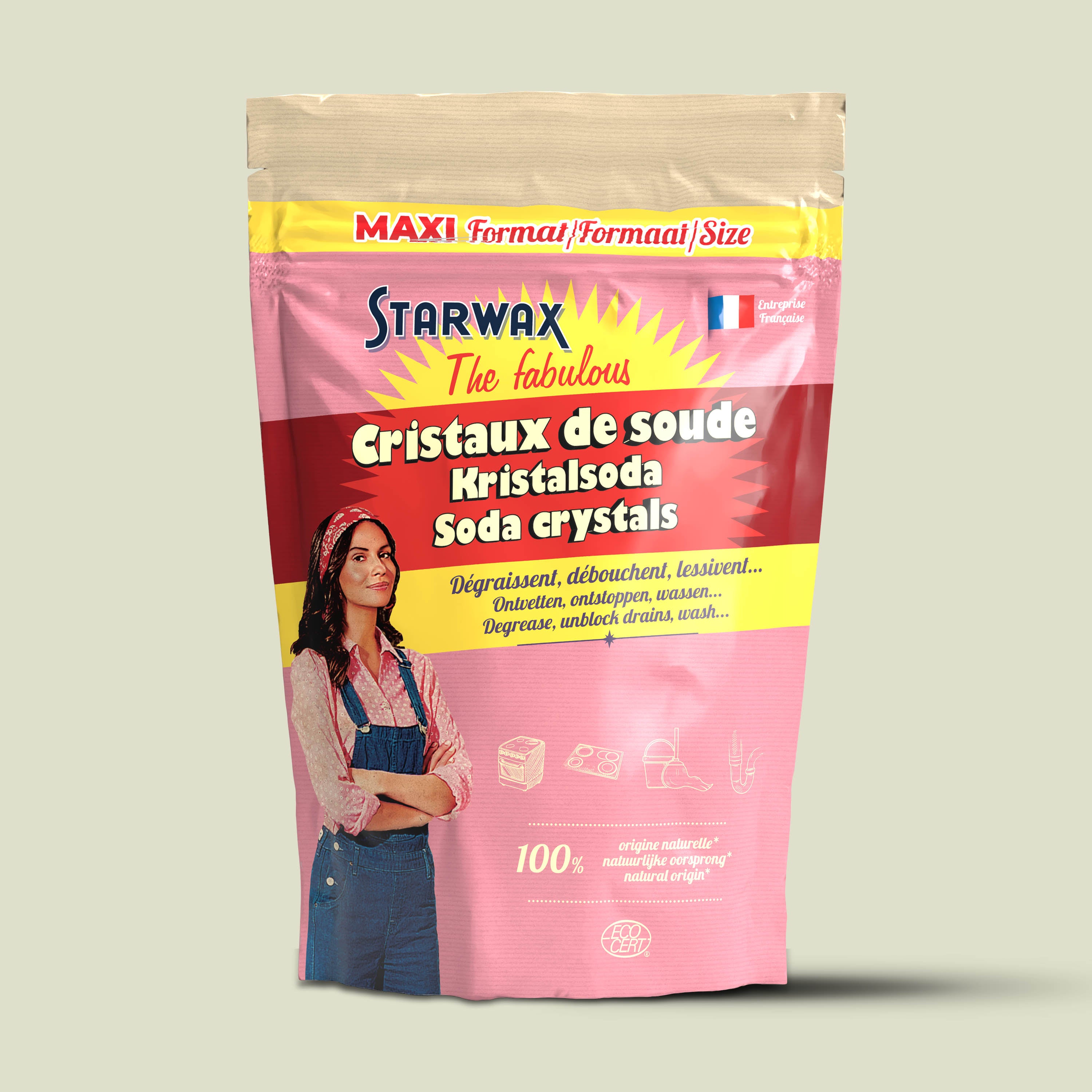 STARWAX FABULOUS - Cristaux de soude 480g