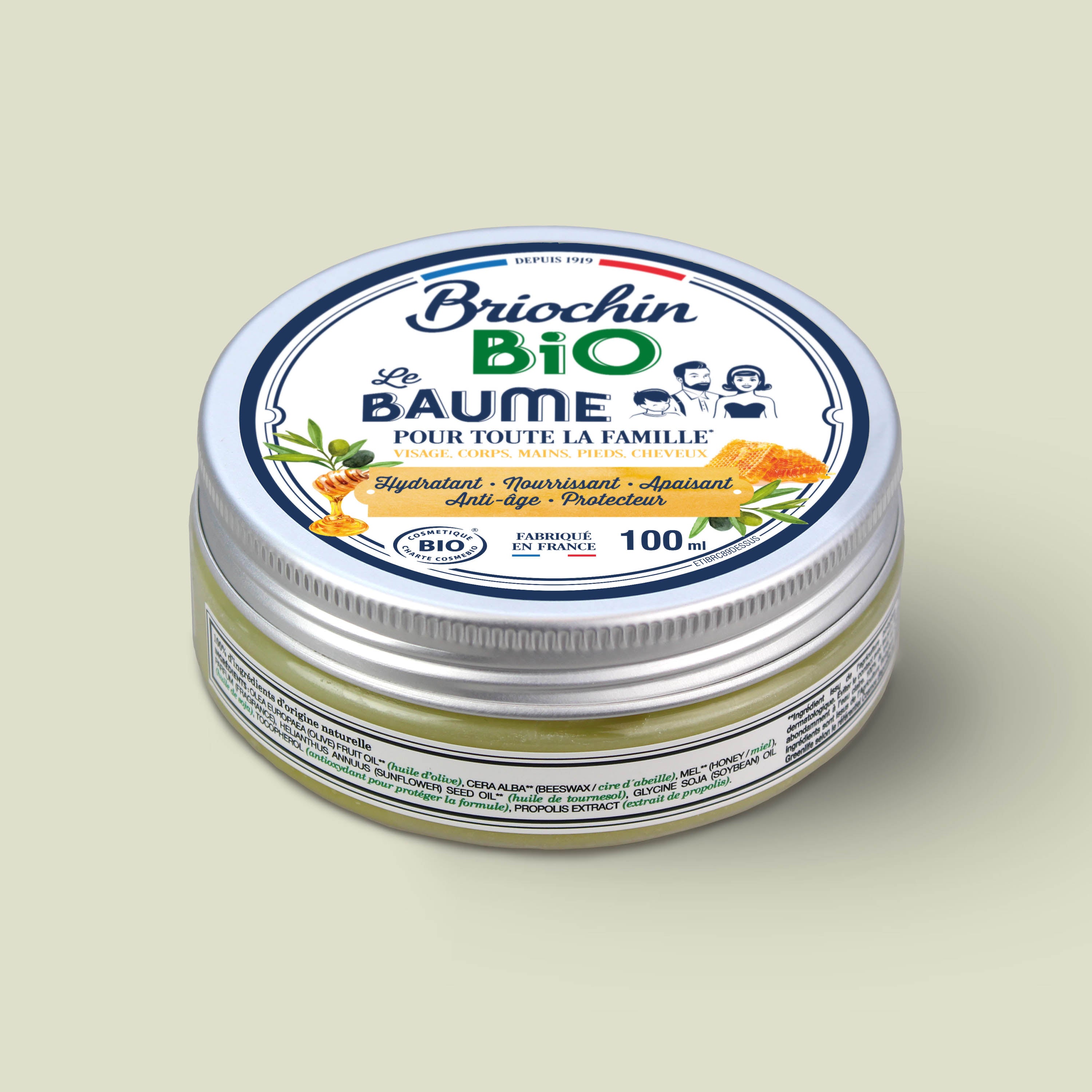 BRIOCHIN COSMETIQUES - Baume multi-usages - Cosmébio 100ml