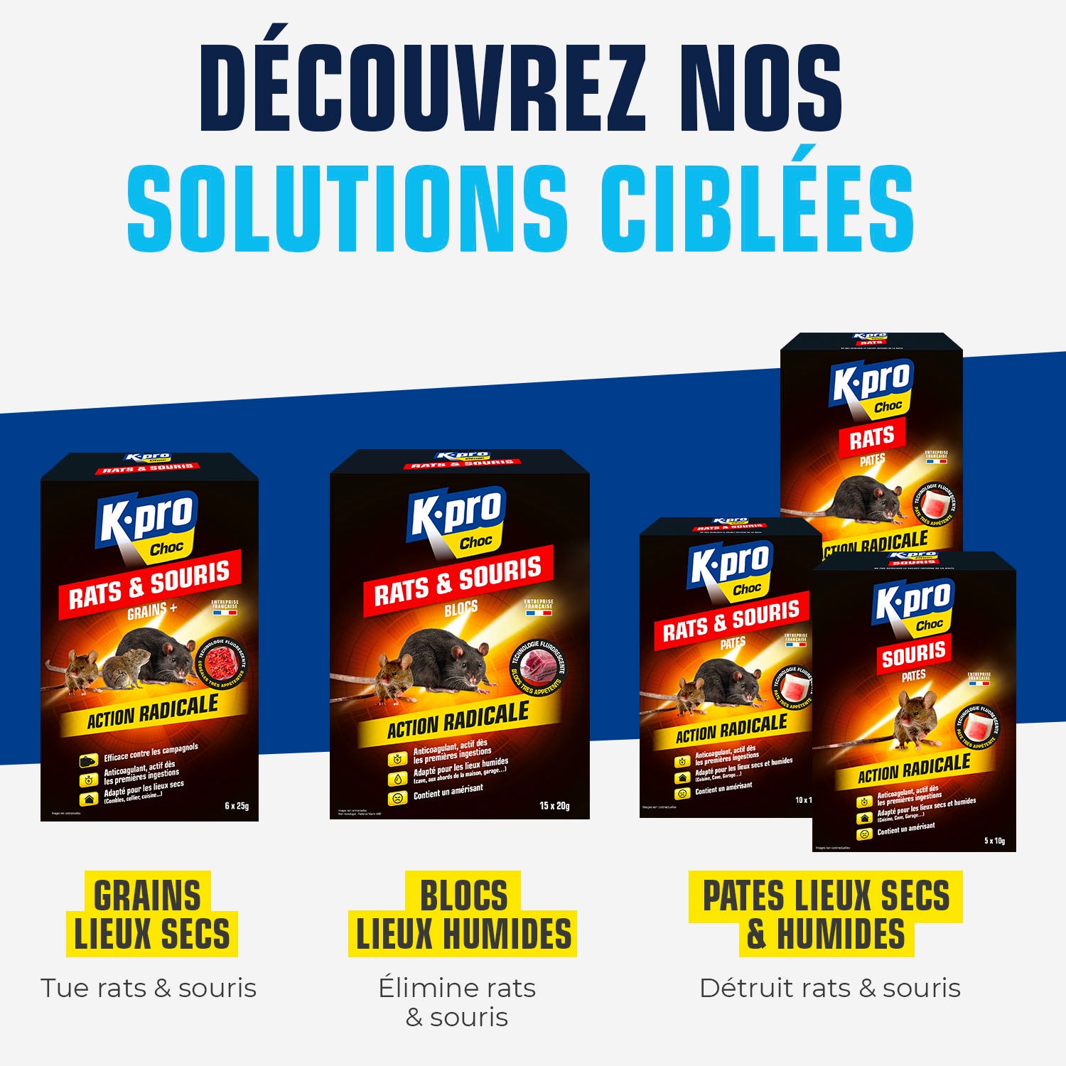 K.PRO - Grains rats et souris 150g