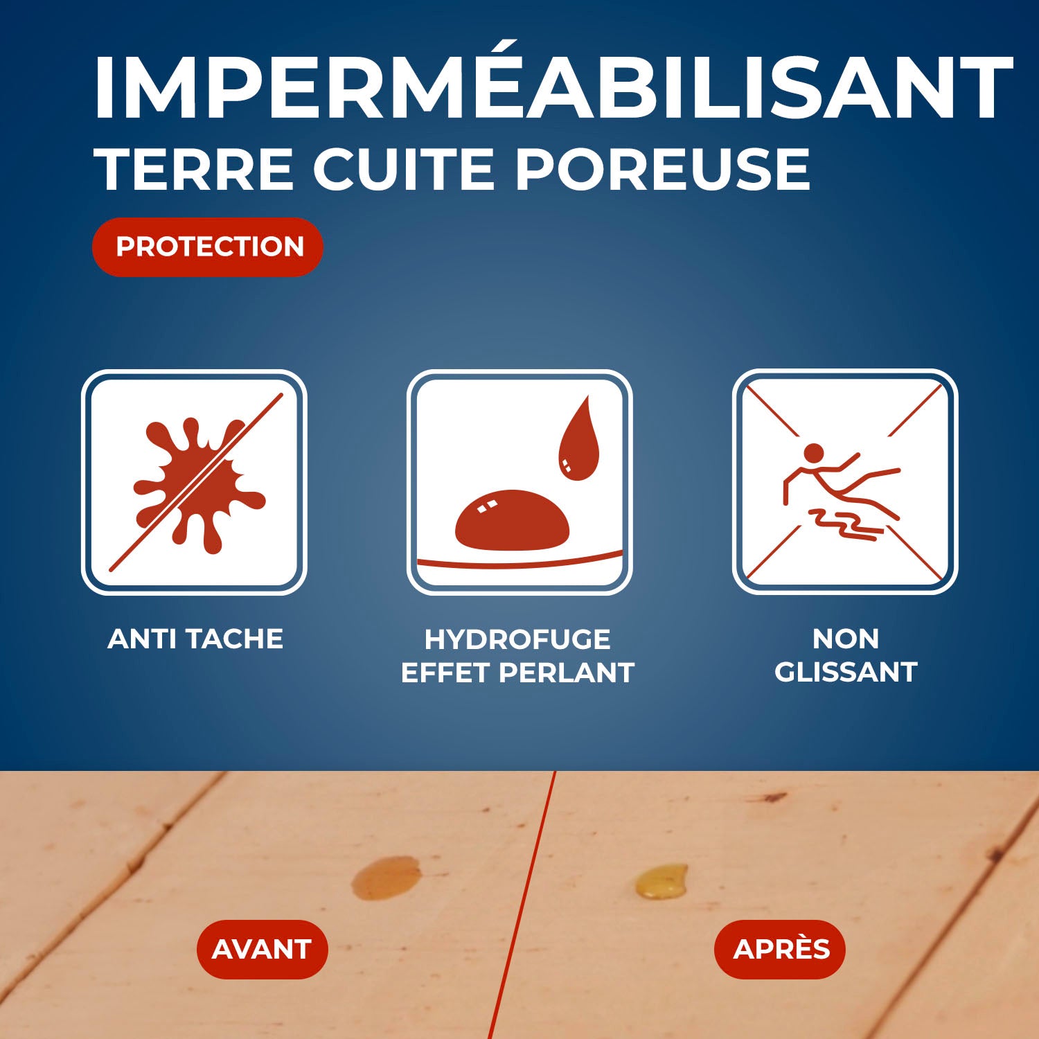 STARWAX - Imperméabilisant terre cuite poreuse 1L