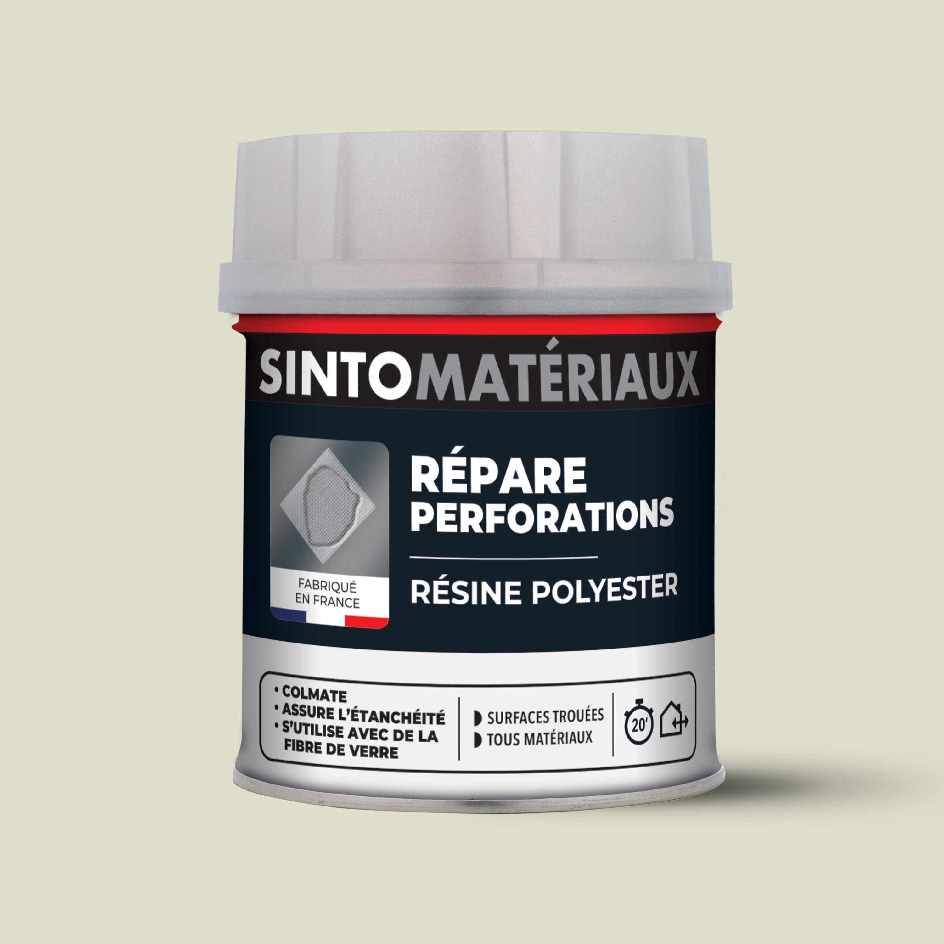 SINTO - Répare métaux, plastiques, composites 1kg