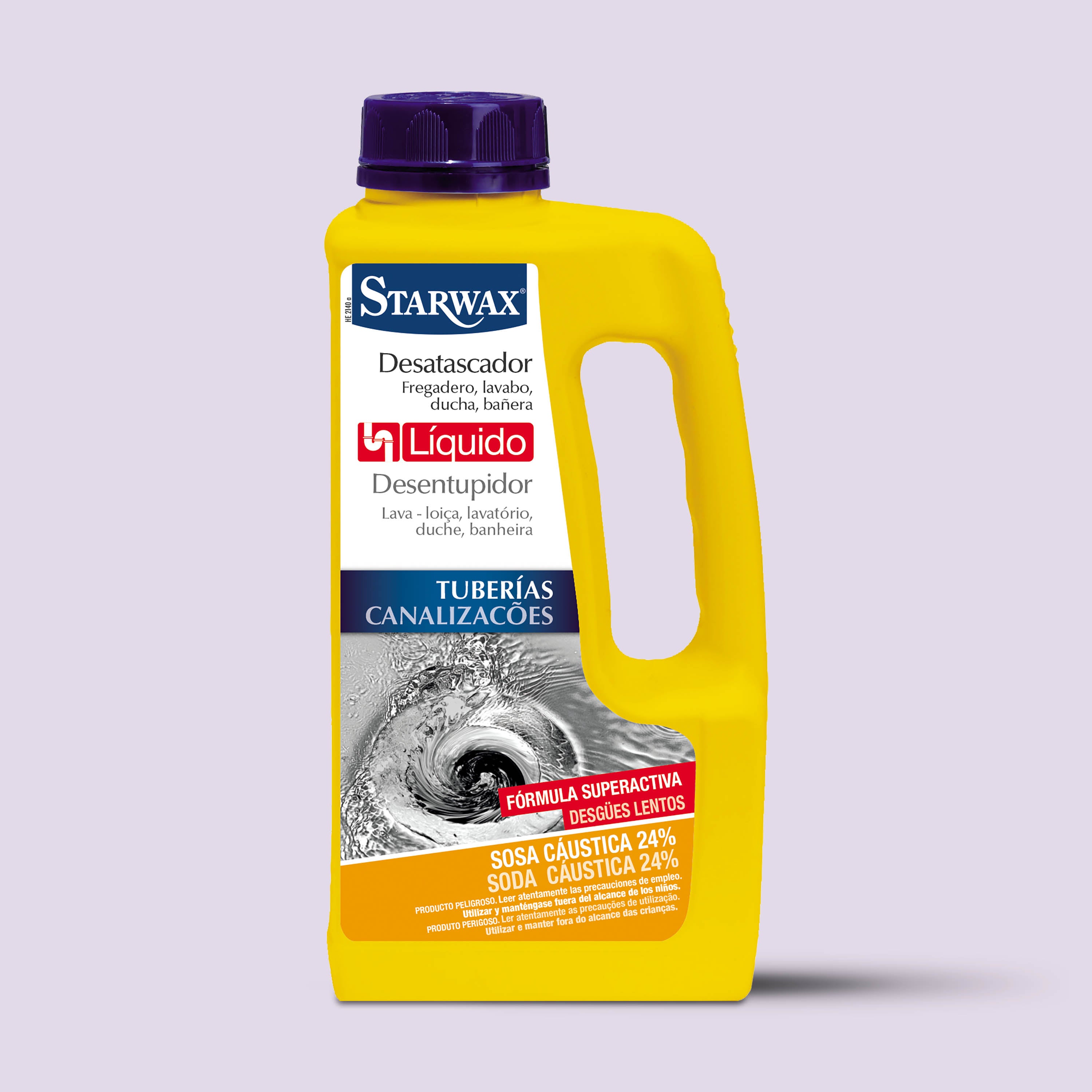 STARWAX - Déboucheur liquide pour canalisations 1L