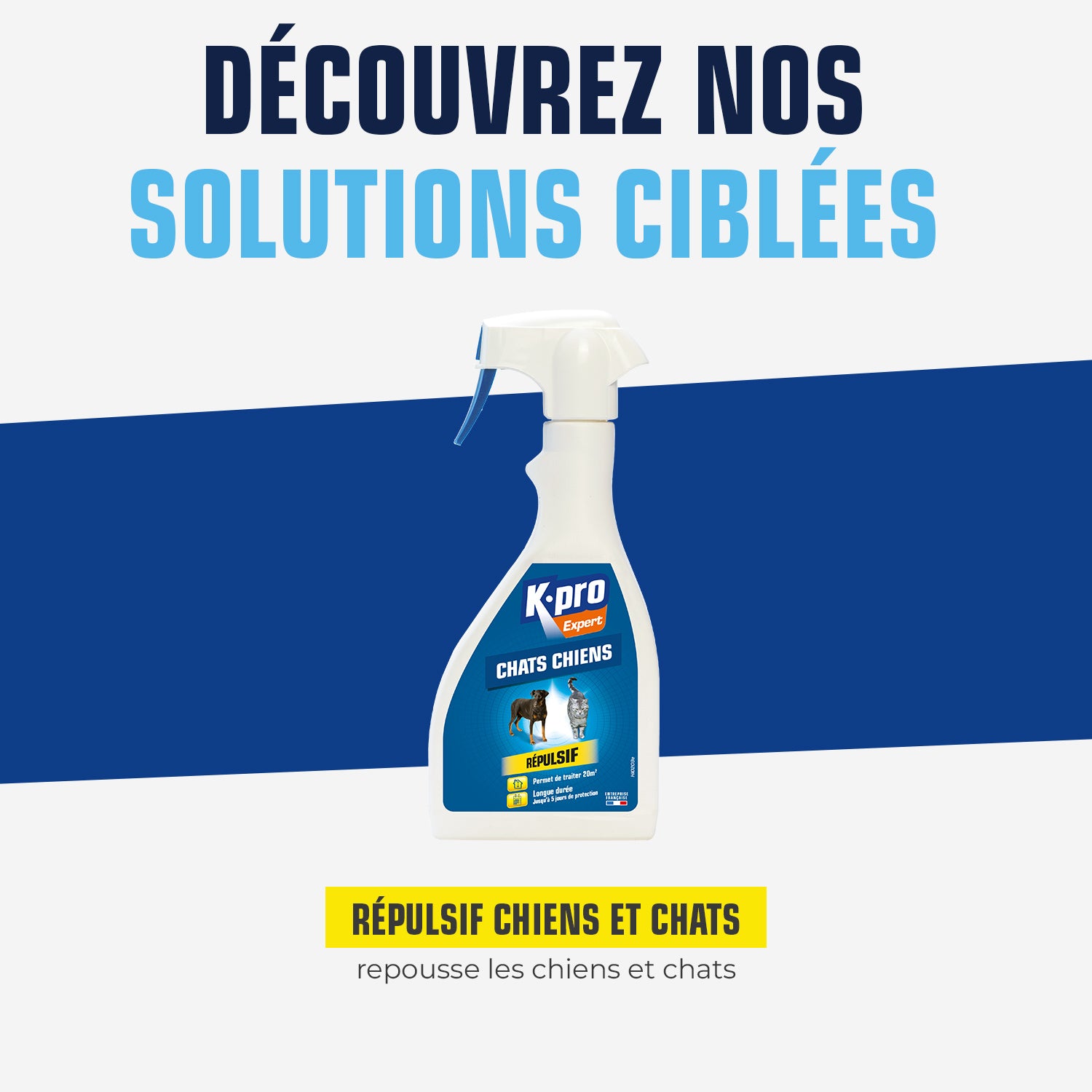 K.PRO - Répulsif chiens et chats 500 ml