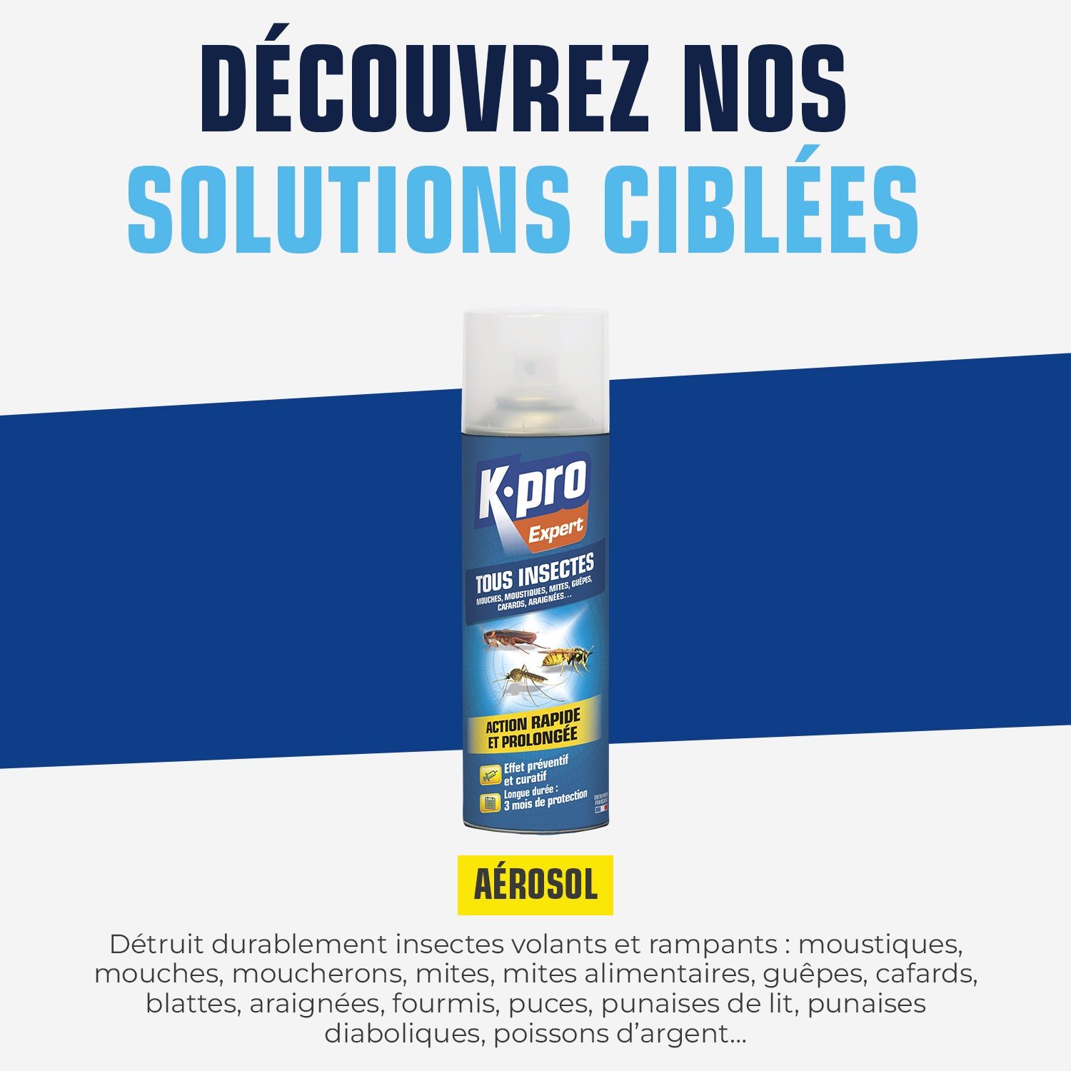 K.PRO - Aérosol tous insectes
300 ml