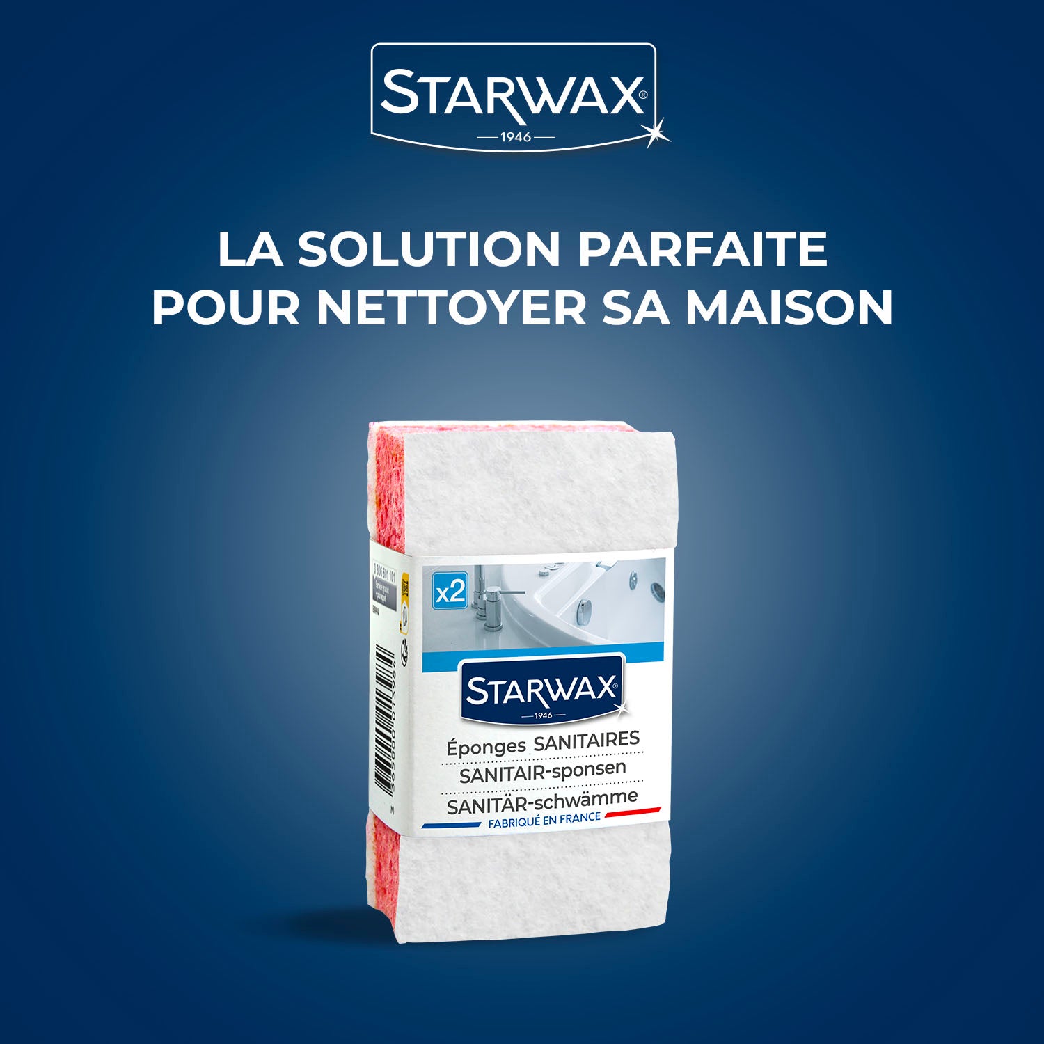 STARWAX - Eponges sanitaires X2
