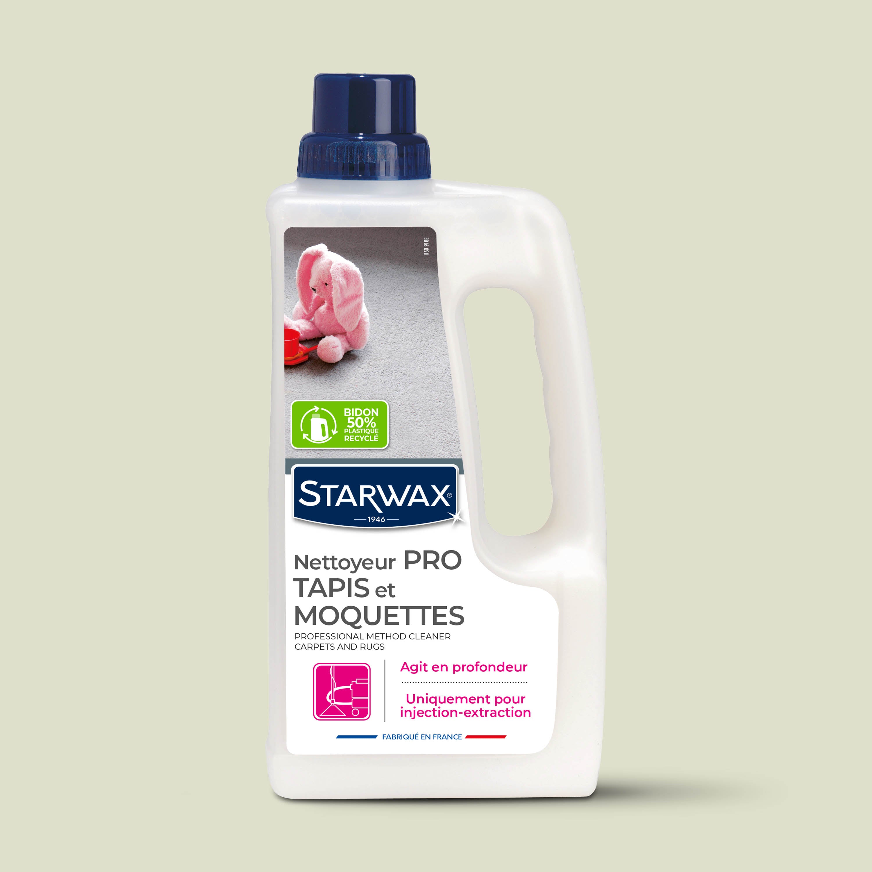 STARWAX - Nettoyant méthode "pro" pour tapis et moquettes 1L