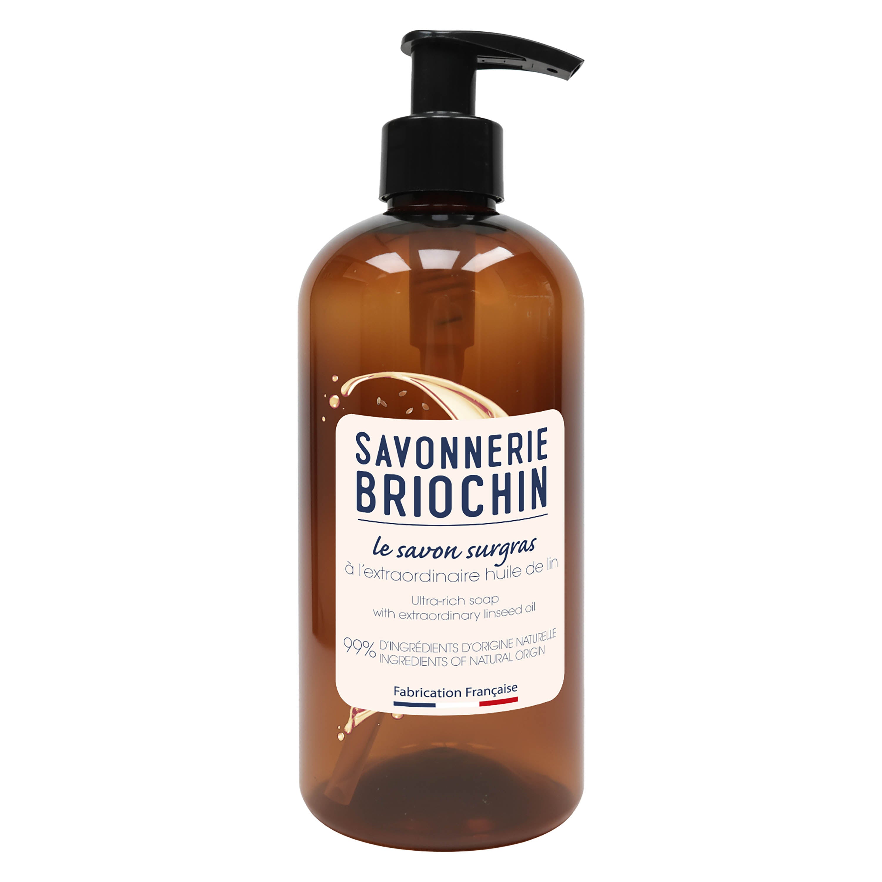 SAVONNERIE BRIOCHIN - Le savon surgras à l'extraordinaire huile de lin 300ML