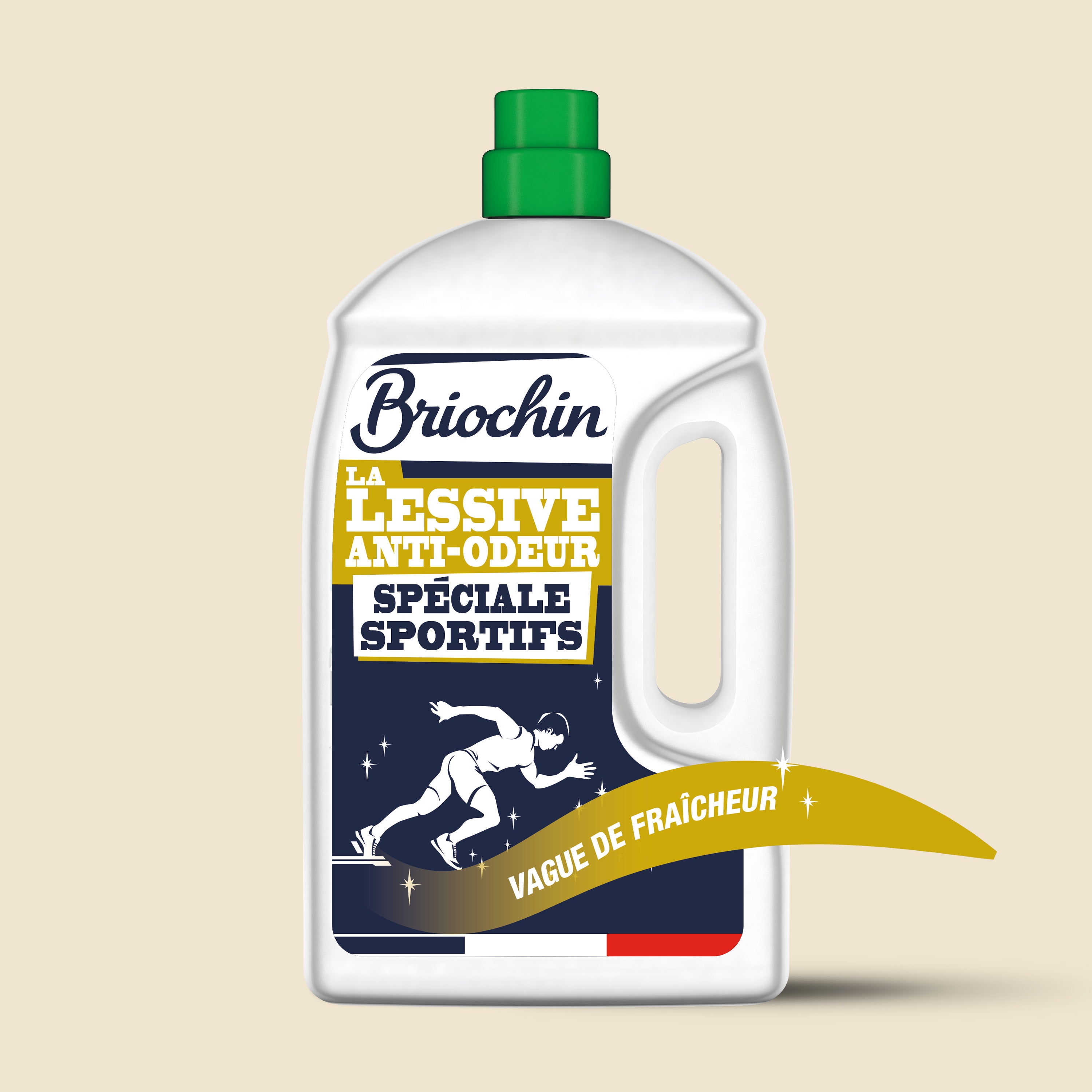 JACQUES BRIOCHIN - La lessive spéciale sportifs au bicarbonate 2,27l Vague de Fraîcheur