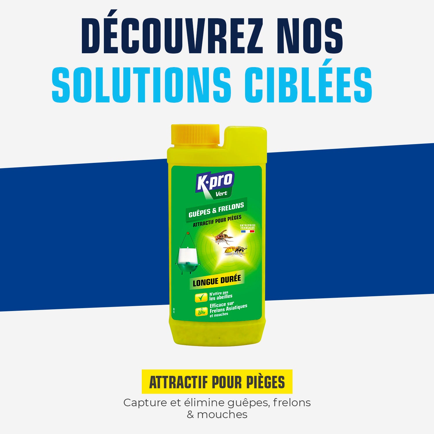 K.PRO - Attractif piège à guêpes et frelons 375g