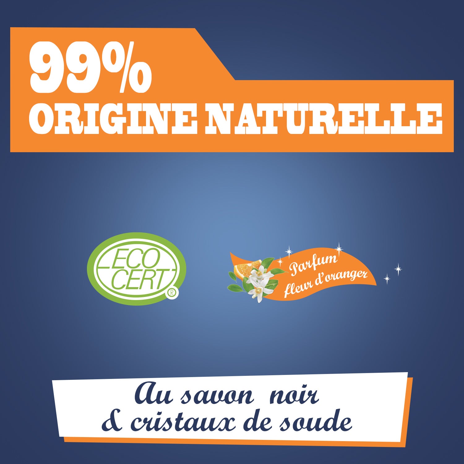 JACQUES BRIOCHIN - Mousse dégraissante au savon noir et cristaux de soude 750ml Fleur d'oranger