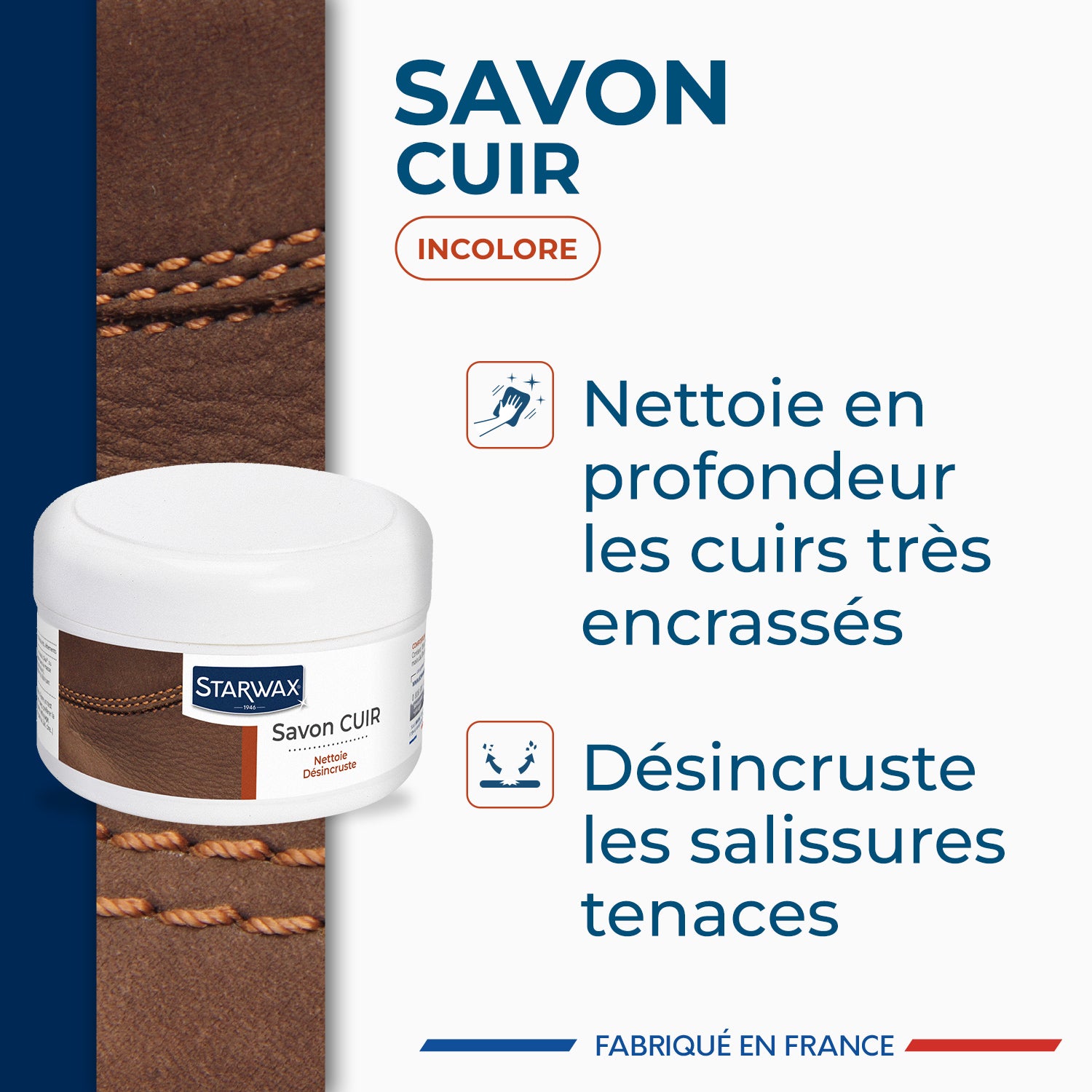 STARWAX - Savon cuir 150ml