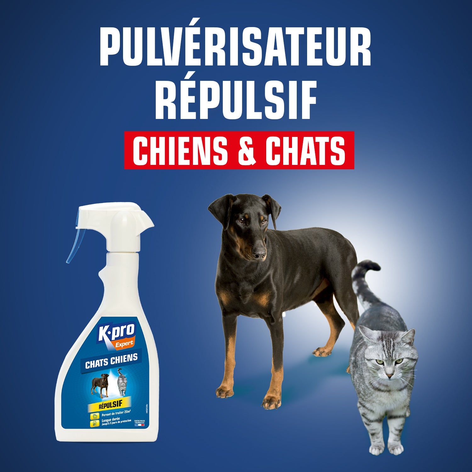 K.PRO - Répulsif chiens et chats 500 ml