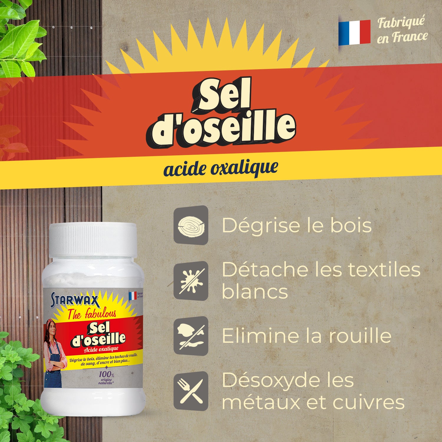 STARWAX FABULOUS - Sel d'oseille 400g