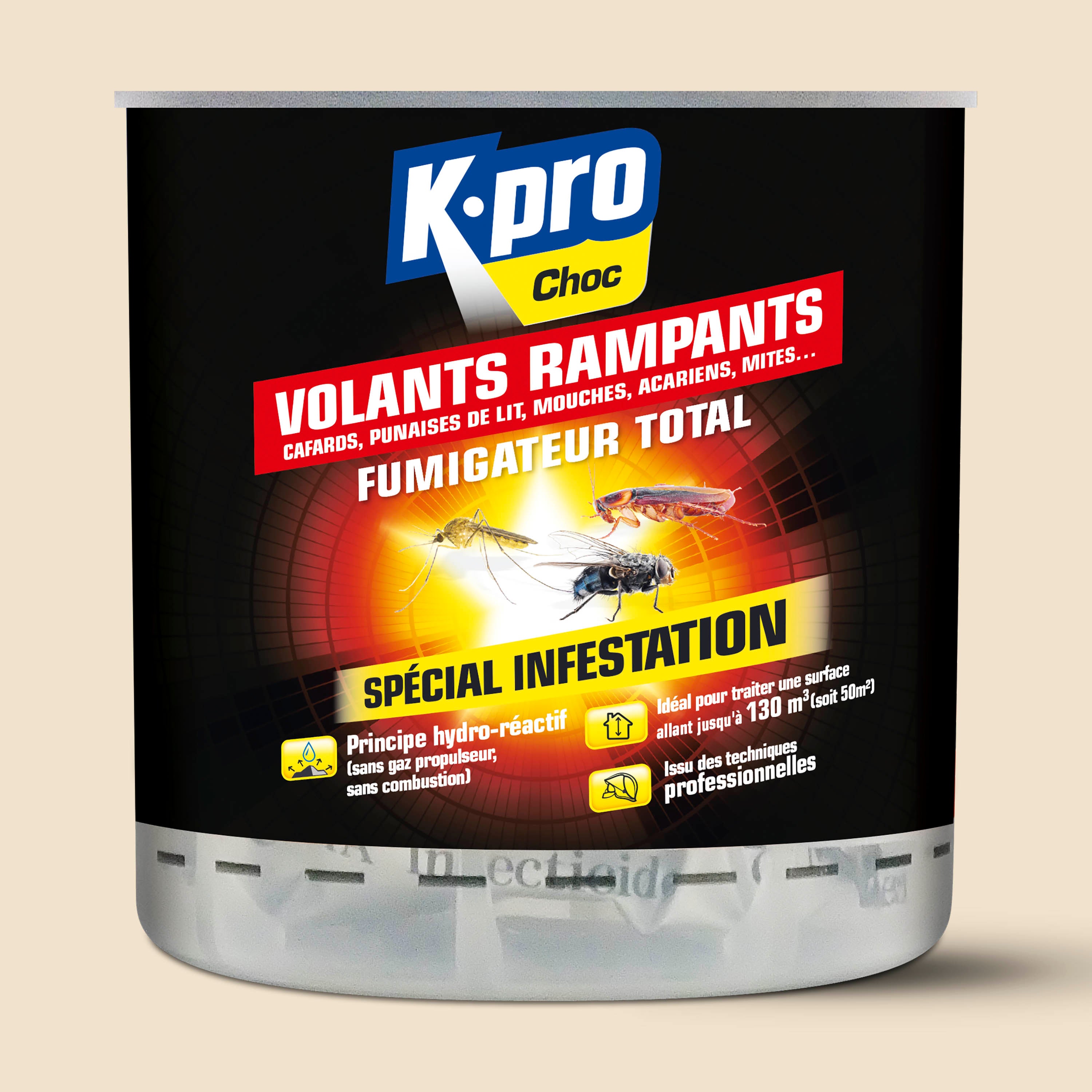 K.PRO - Fumigateur spécial infestation tous insectes 10g