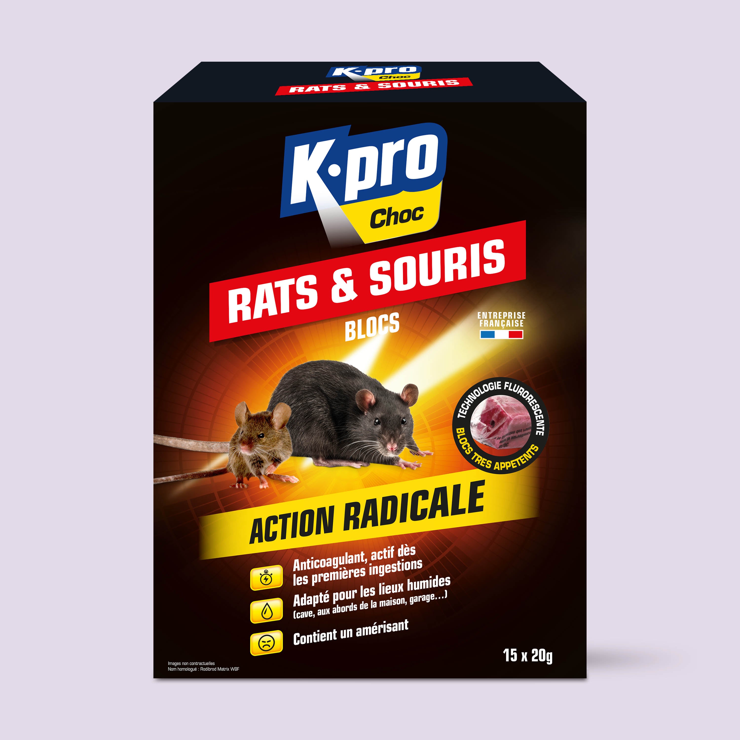 K.PRO - Blocs rats et souris 300g