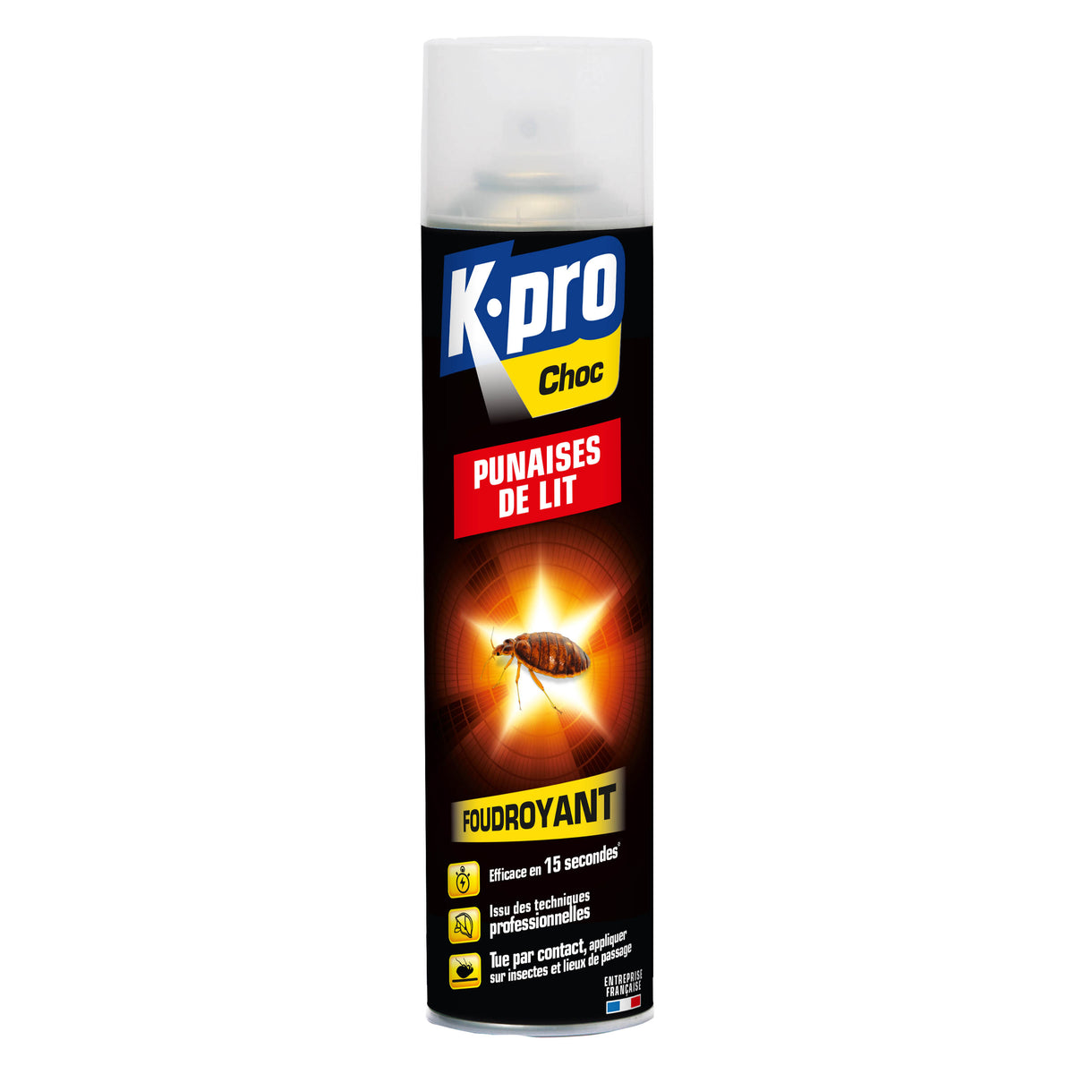 K.PRO - Aérosol foudroyant punaises de lit
400ml