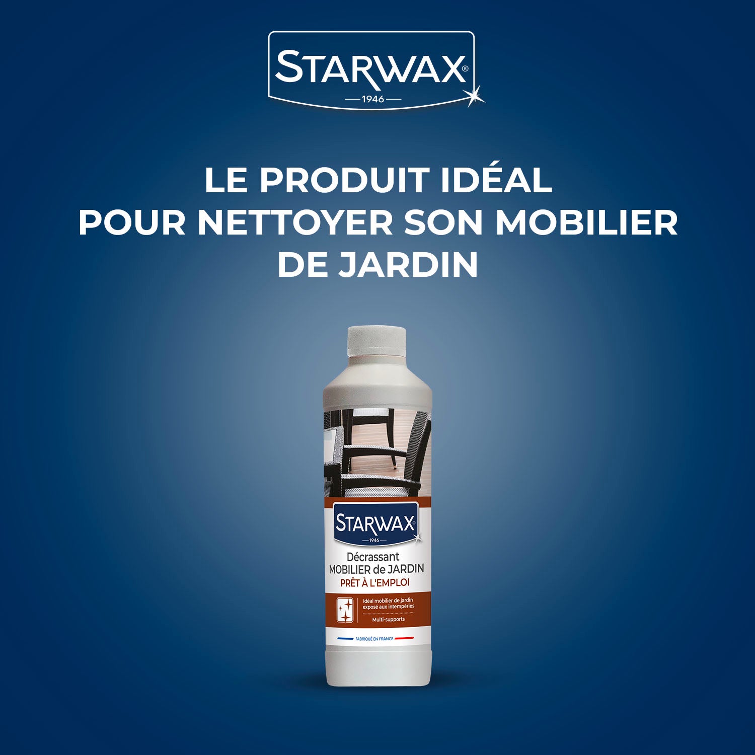 STARWAX - Décrassant multi-supports pour mobilier de jardin 500ml