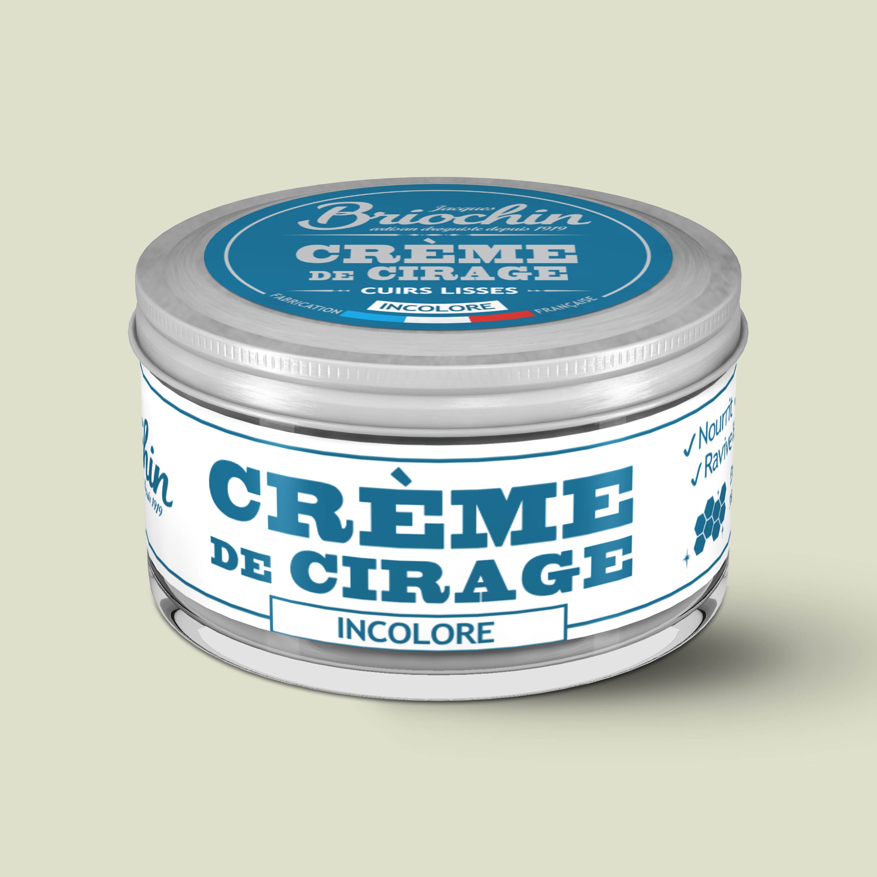 JACQUES BRIOCHIN - Crème de cirage incolore 50ml