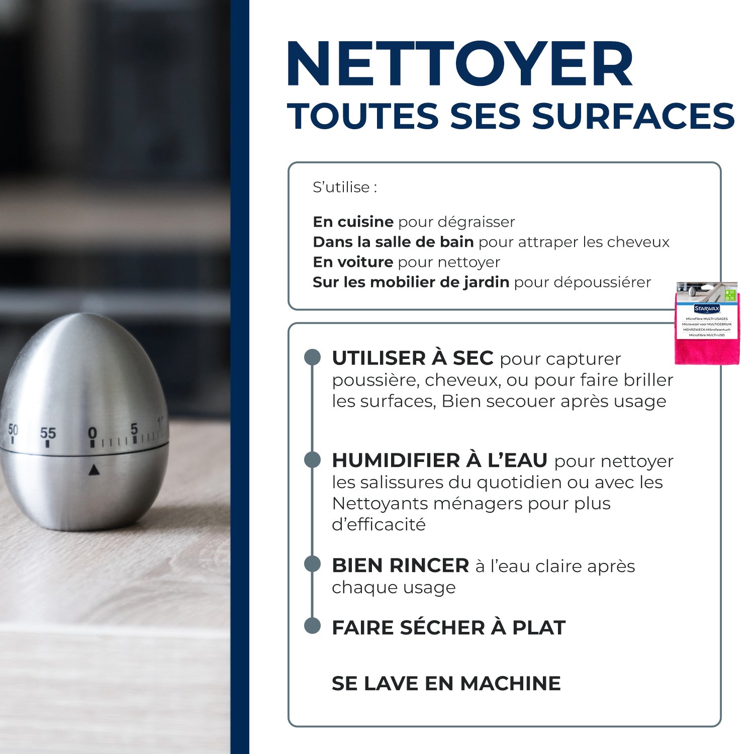 STARWAX - Microfibre multi-usages X1
