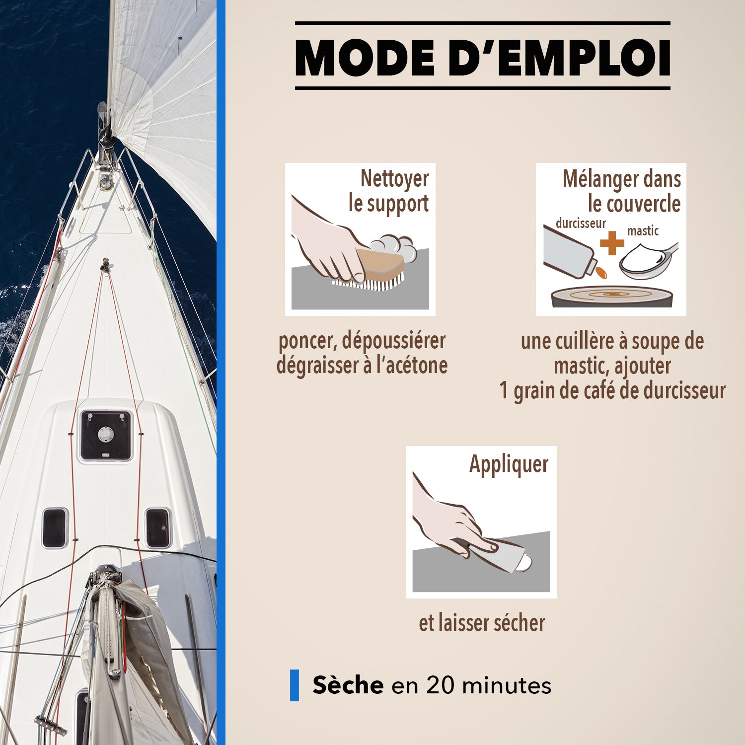 SINTO - Mastic armé 290g