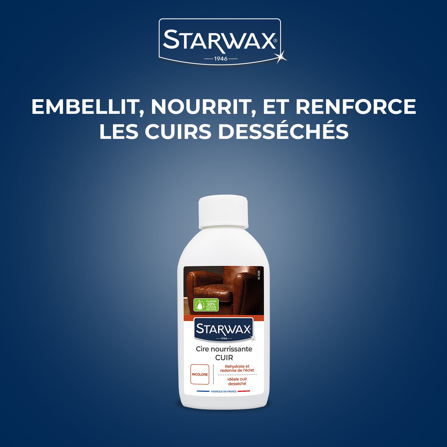 STARWAX - Cire rénovante nourrissante pour cuirs secs 200ml