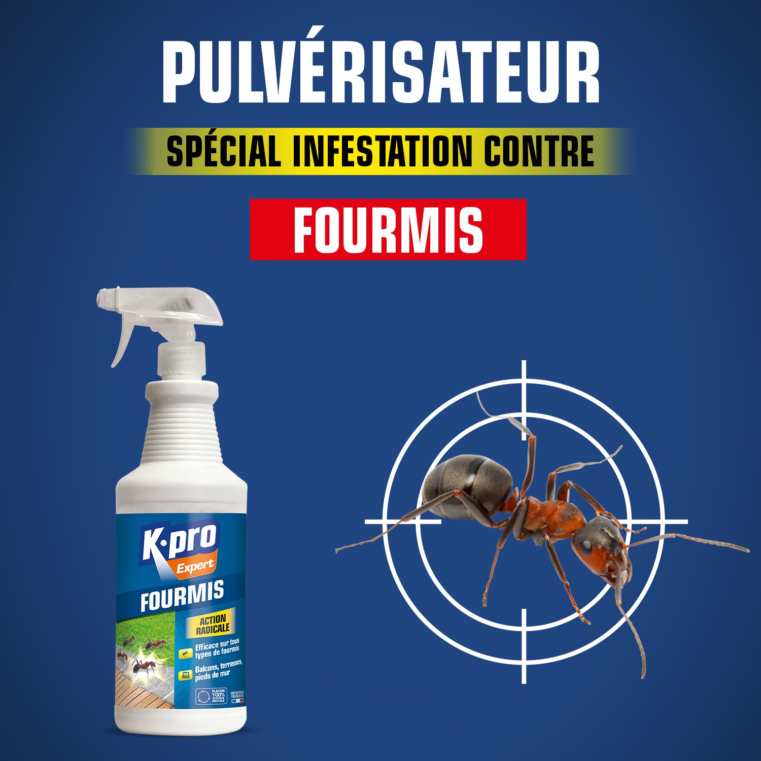 K.PRO - Pulvérisateur fourmis 1L