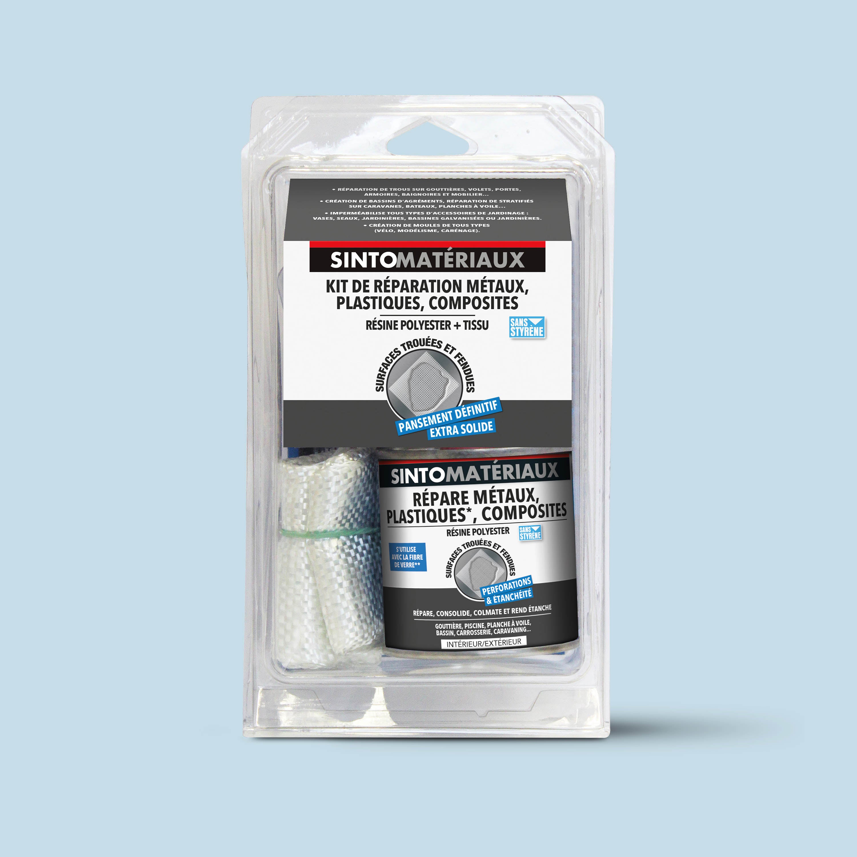 SINTO - Kit résine et tissu 250ml