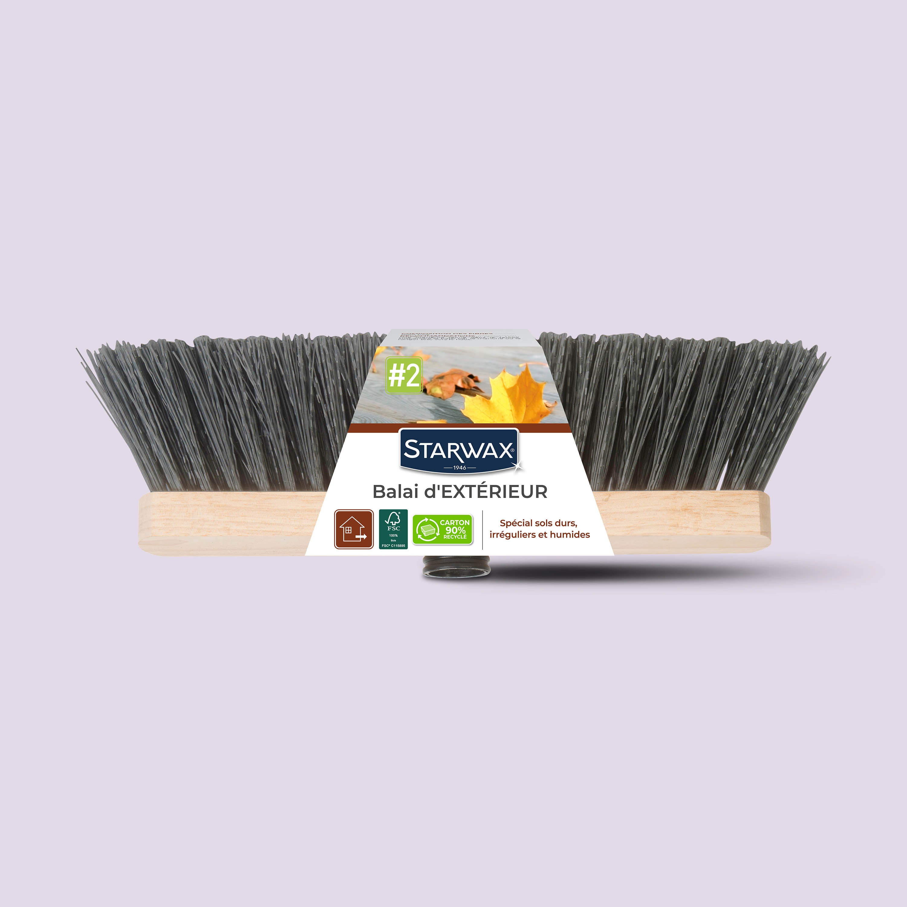 STARWAX - Balai d'extérieur FSC® X1