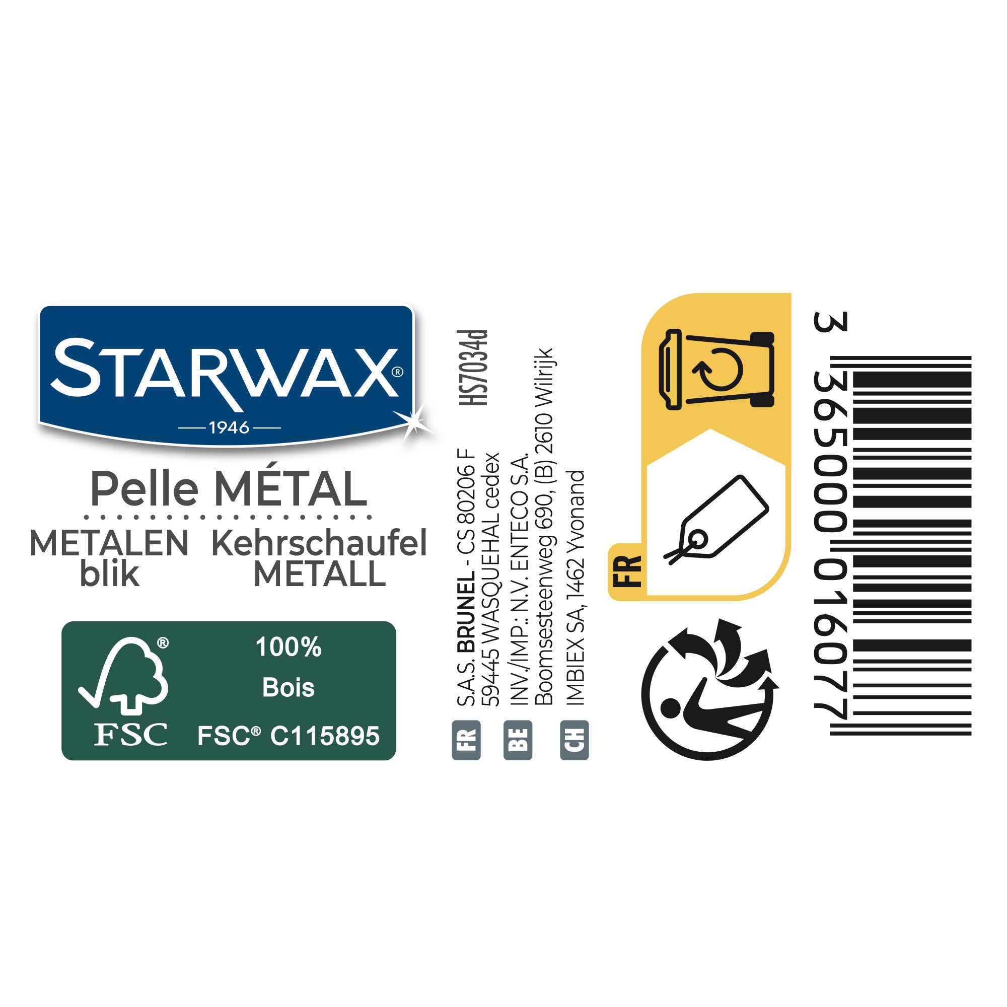 STARWAX - Pelle métal FSC® X1