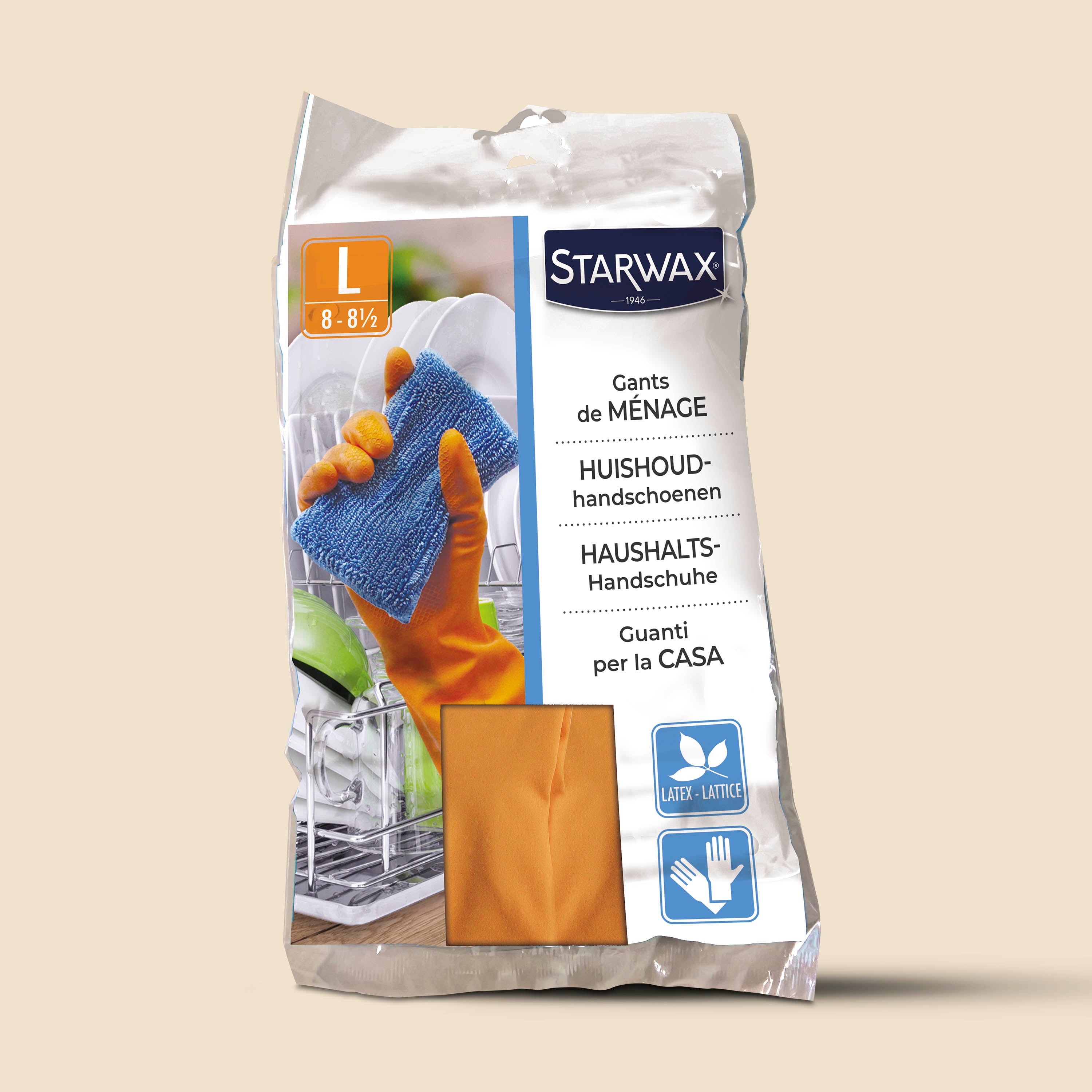 STARWAX - Gants DE MENAGE X1 S