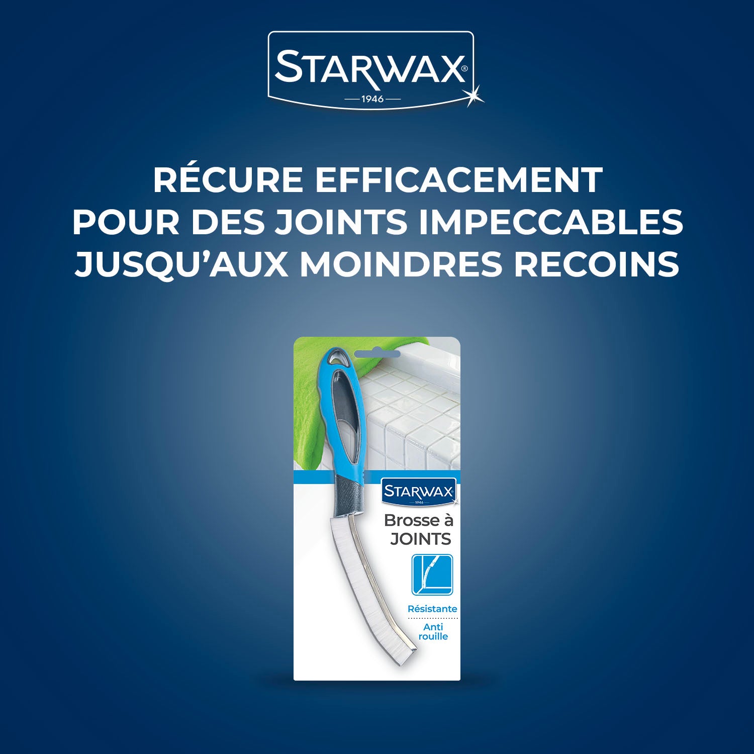 STARWAX - Brosse à joints ergonomie X1