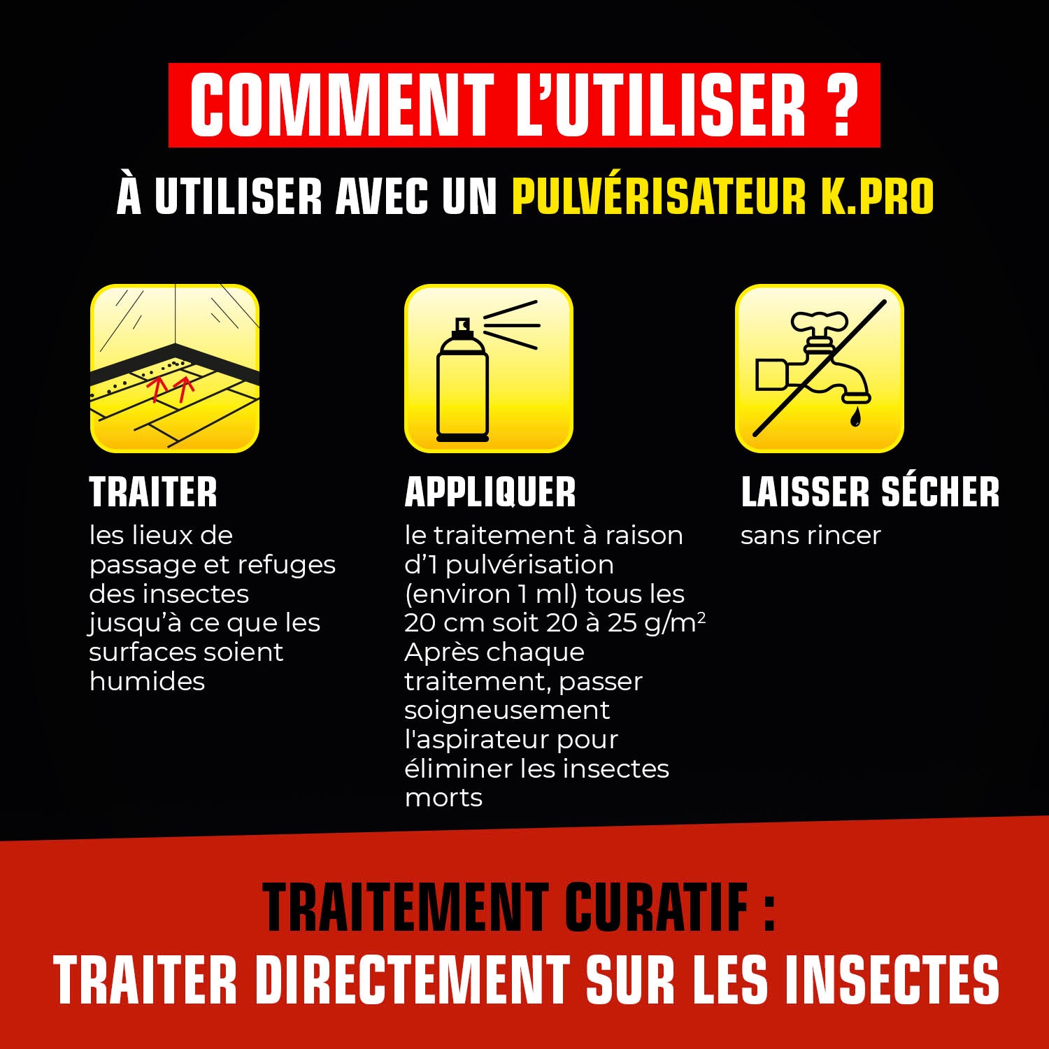 K.PRO - Recharge insecticide punaises de lit 2L
