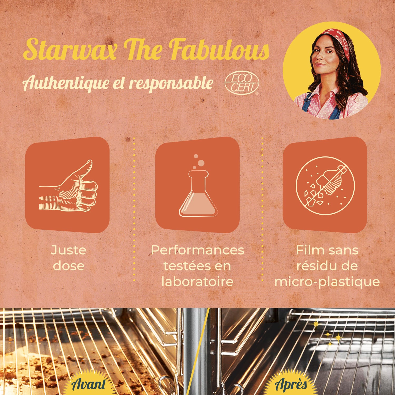 STARWAX FABULOUS - Cristaux de soude en doses prêtes à l'emploi 20 doses