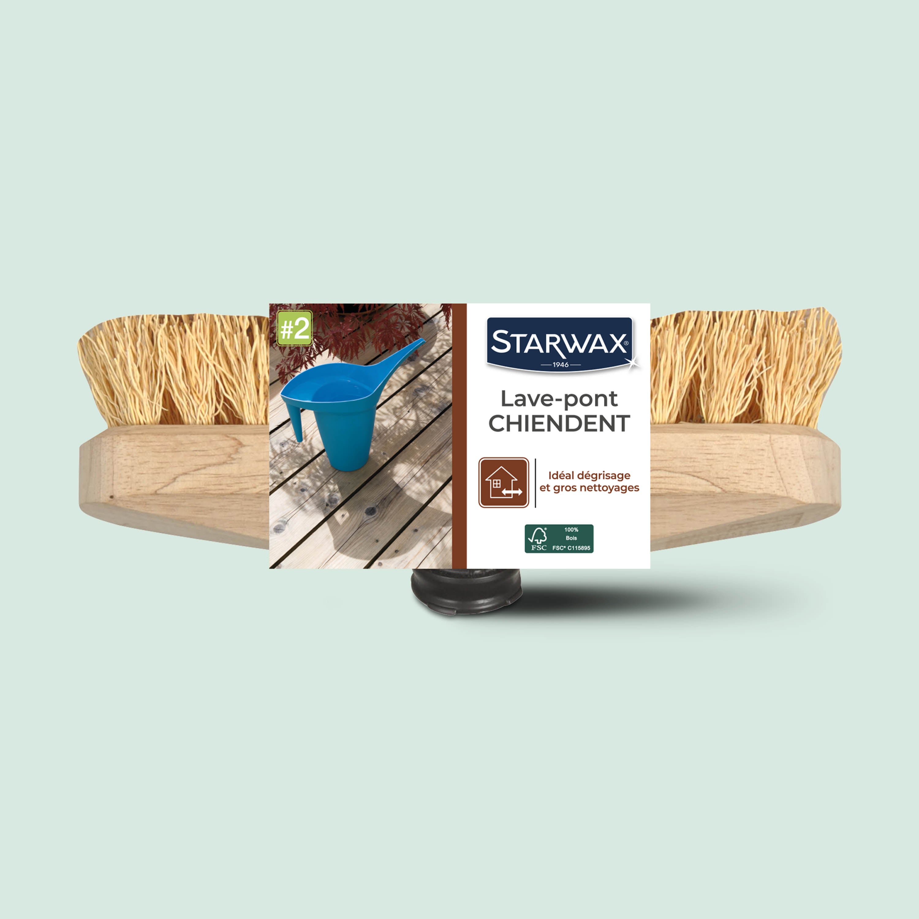 STARWAX - Lave pont chiendent pour terrasses et sols carrelés FSC® X1