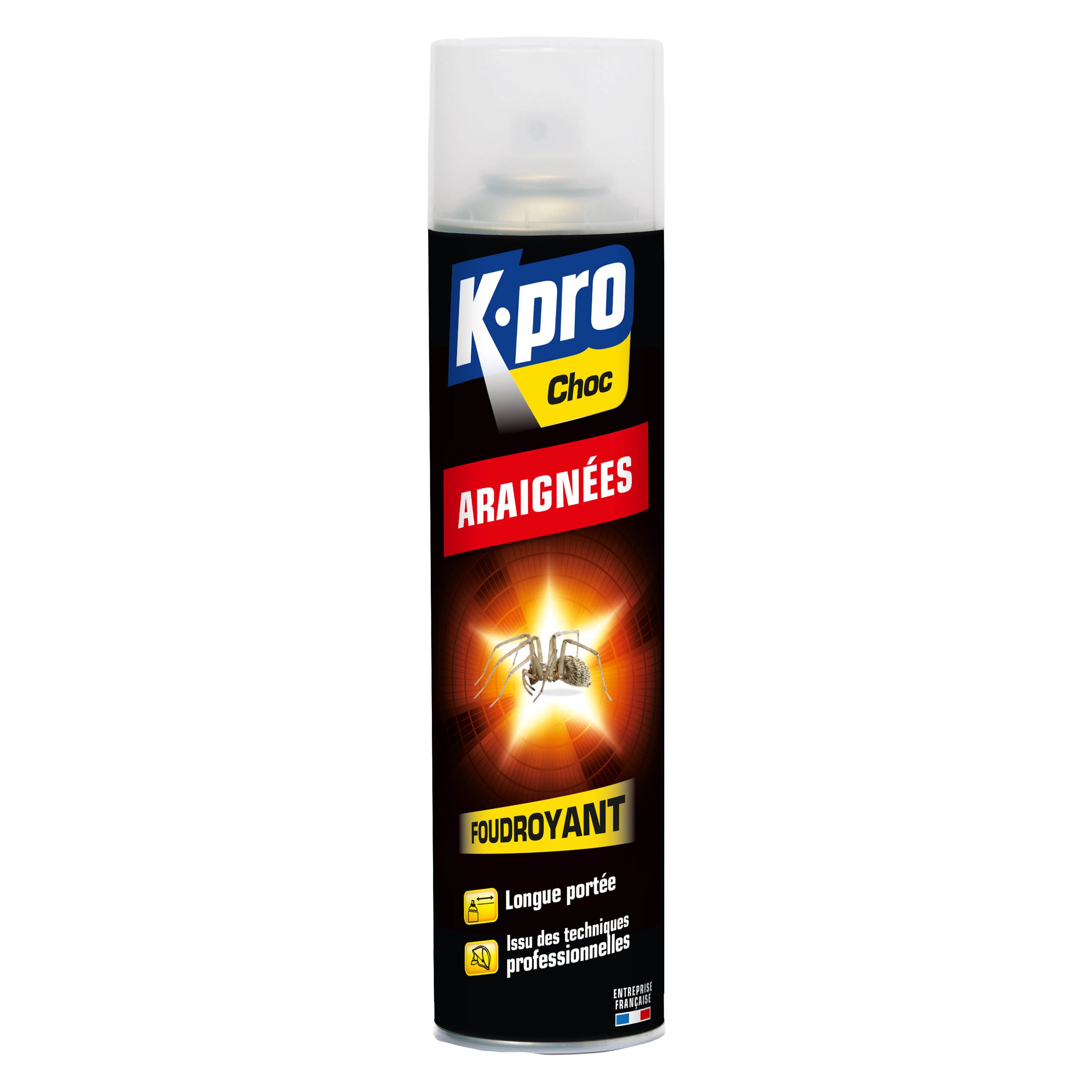 K.PRO - Aérosol foudroyant araignées
400ml