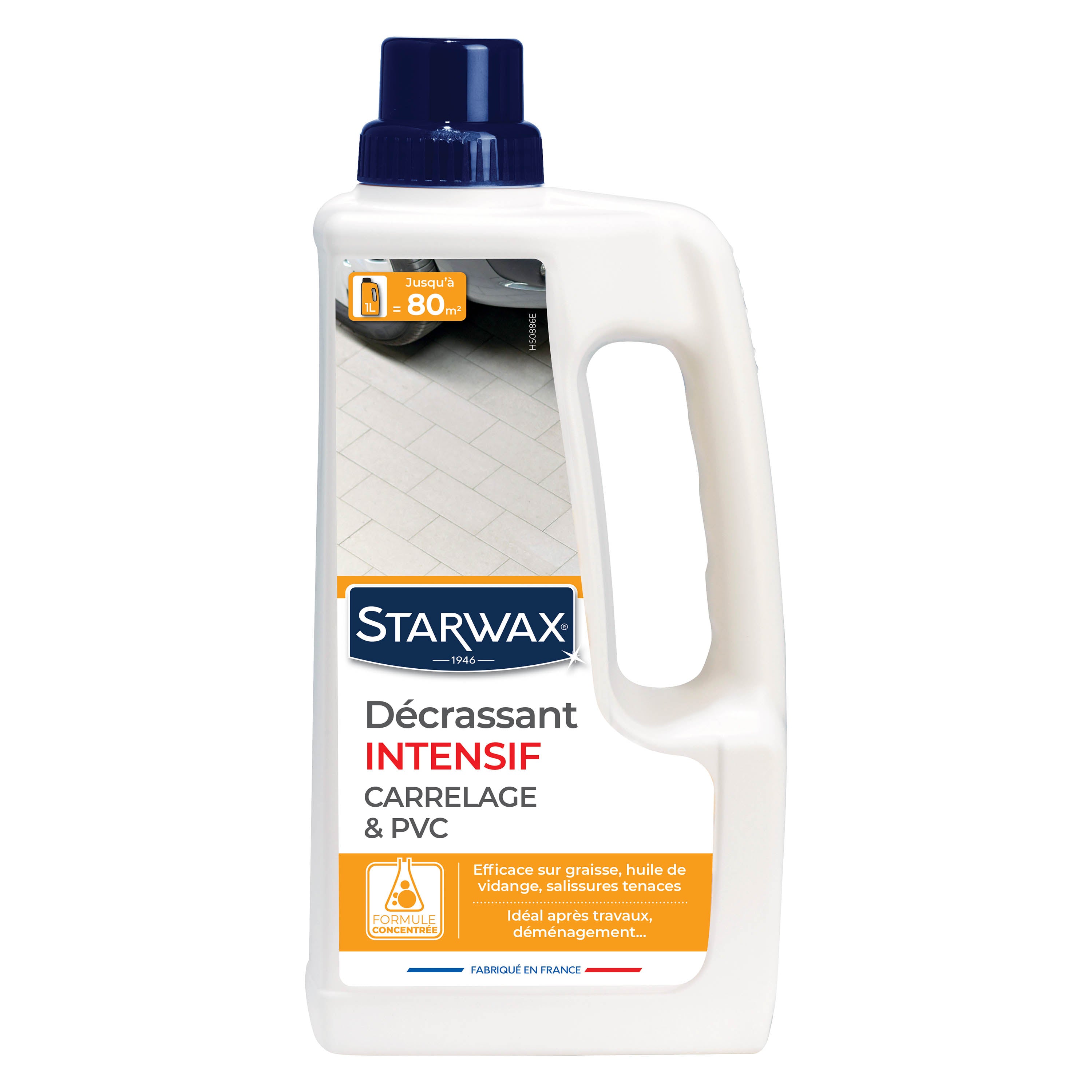 STARWAX - Décrassant intensif carrelages et PVC 1L