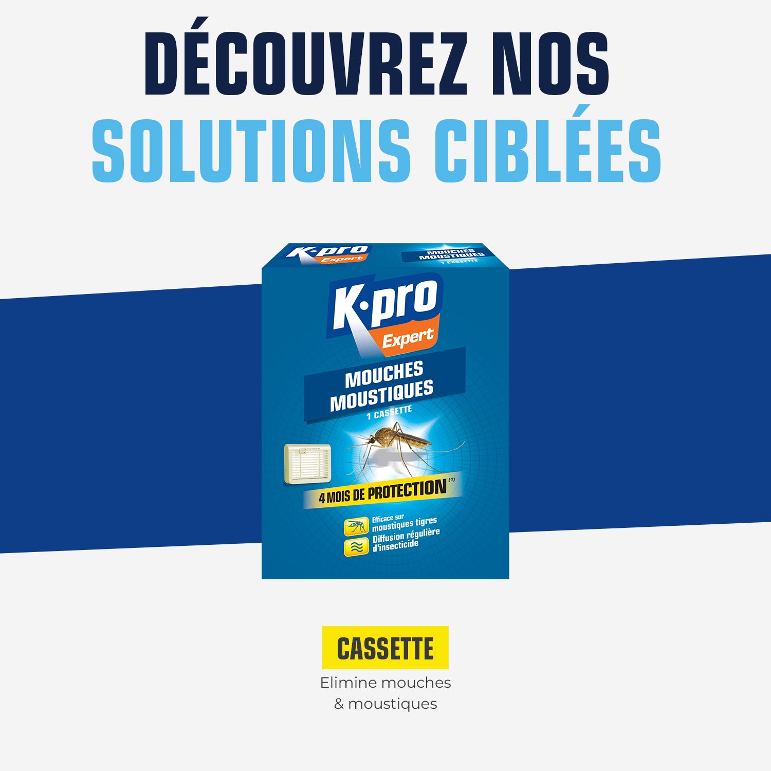 K.PRO - Cassette Mouches Moustiques
X1