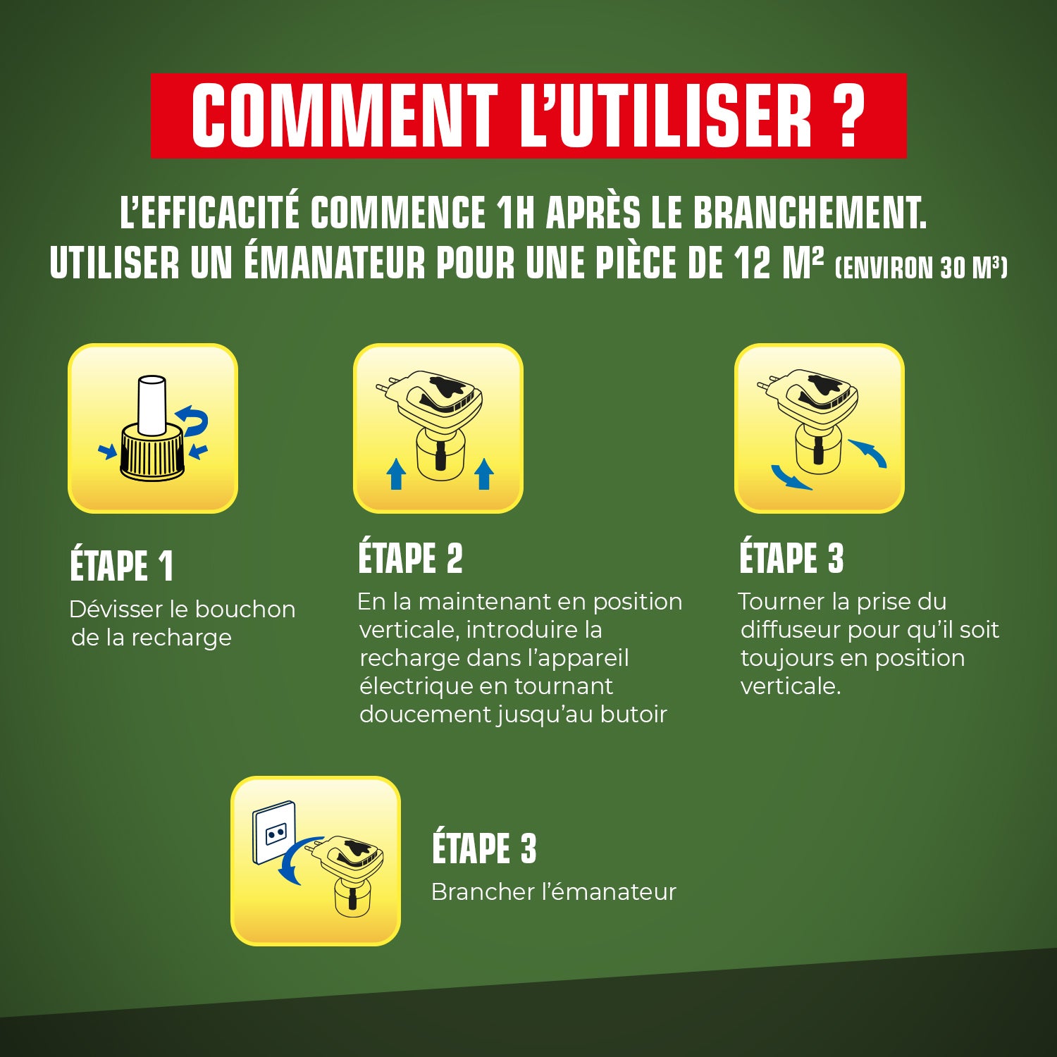 K.PRO - Diffuseur électrique anti moustiques + Recharge X1