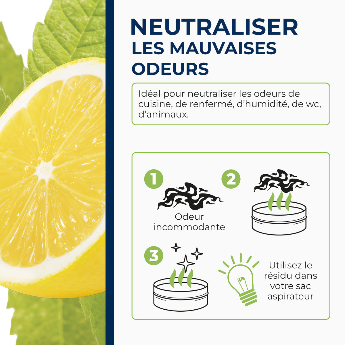 STARWAX - Destructeur d'odeurs Verveine Citron 300g Parfum Verveine citron