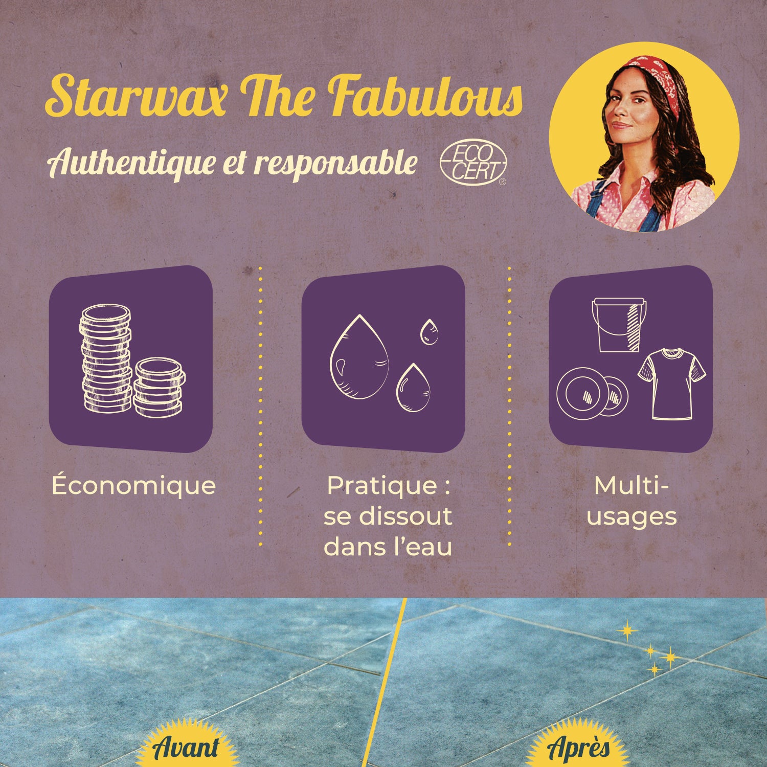 STARWAX FABULOUS - Savon noir en poudre 500g
